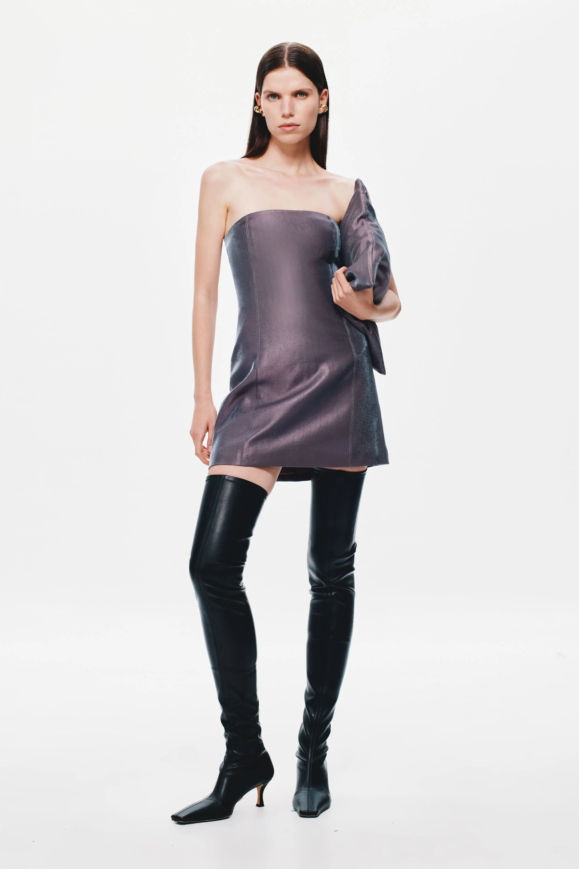THE 'AERO' PUFFER MINI DRESS - Image 3