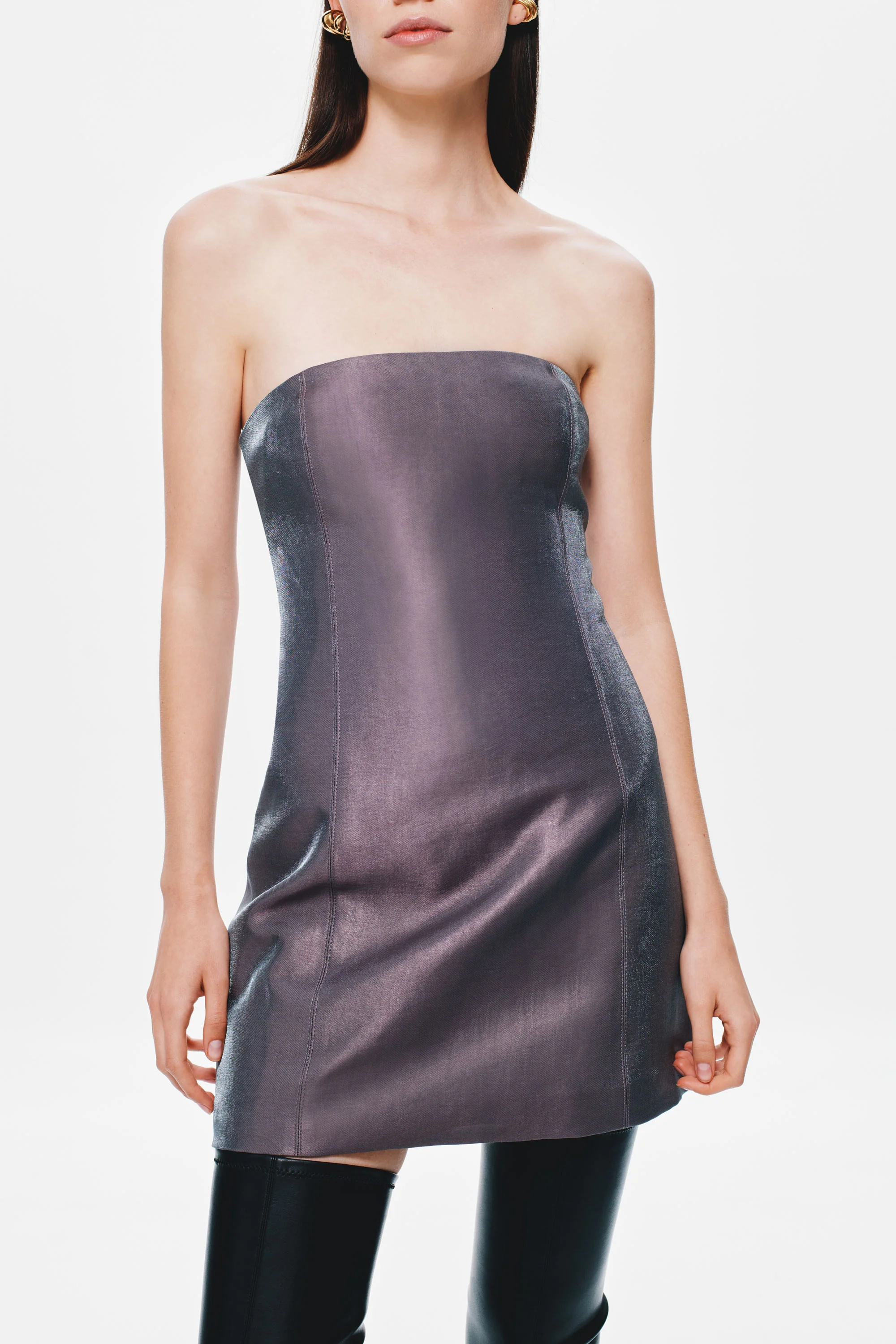THE 'AERO' PUFFER MINI DRESS - Image 6