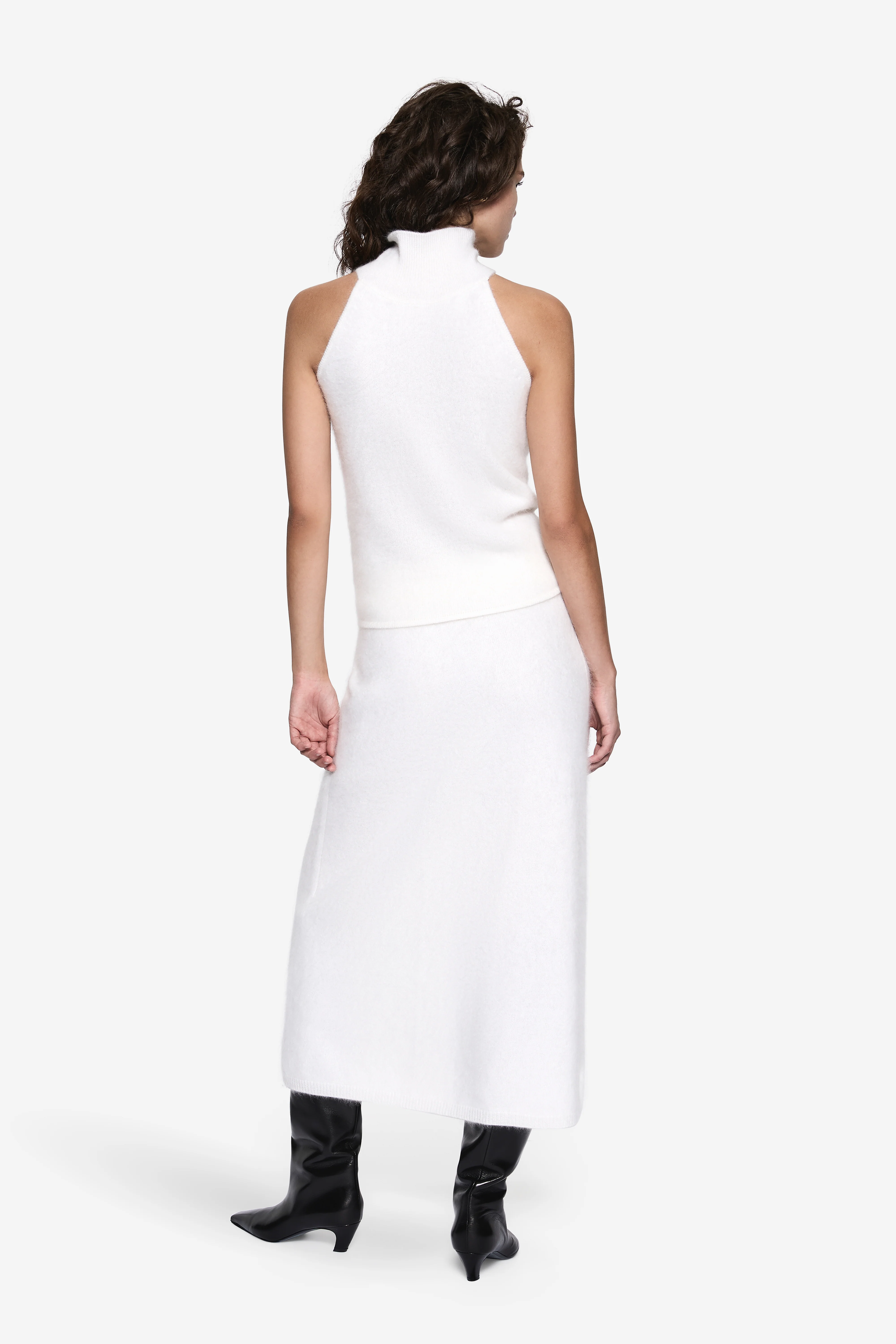 BRUSHED CASHMERE HALTER TOP - Image 4