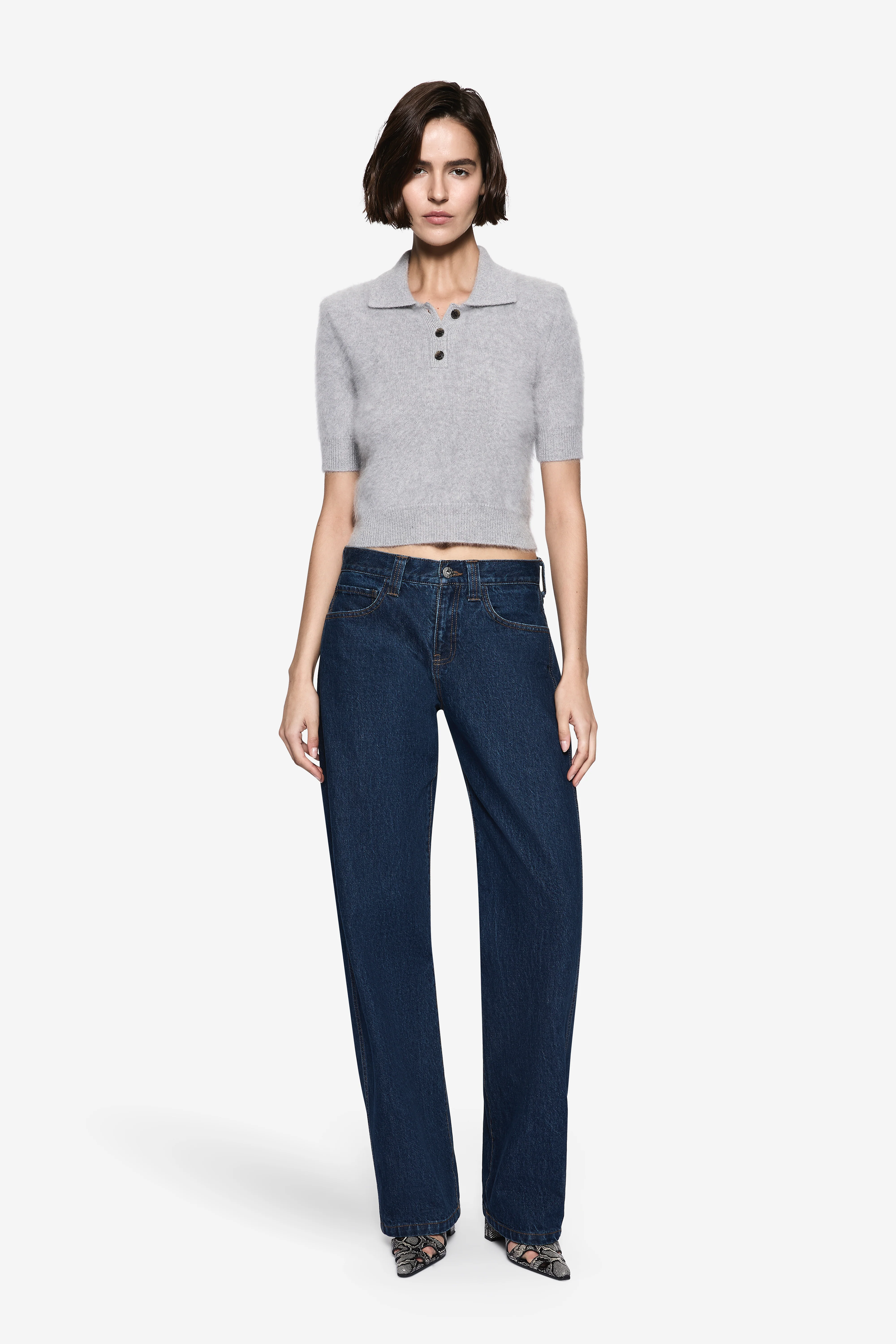 BRUSHED CASHMERE POLO - Image 2