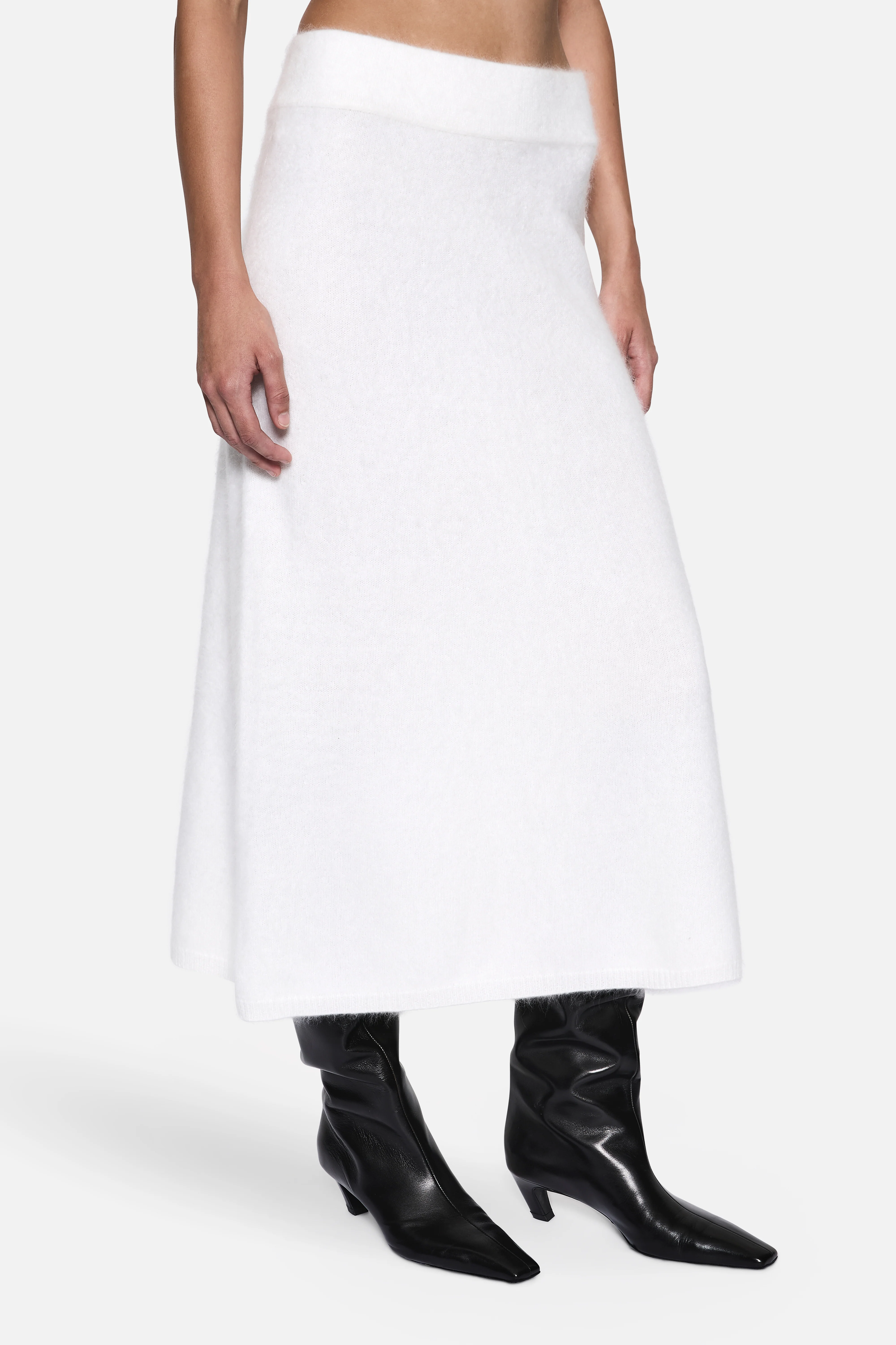 BRUSHED CASHMERE SKIRT - Image 4