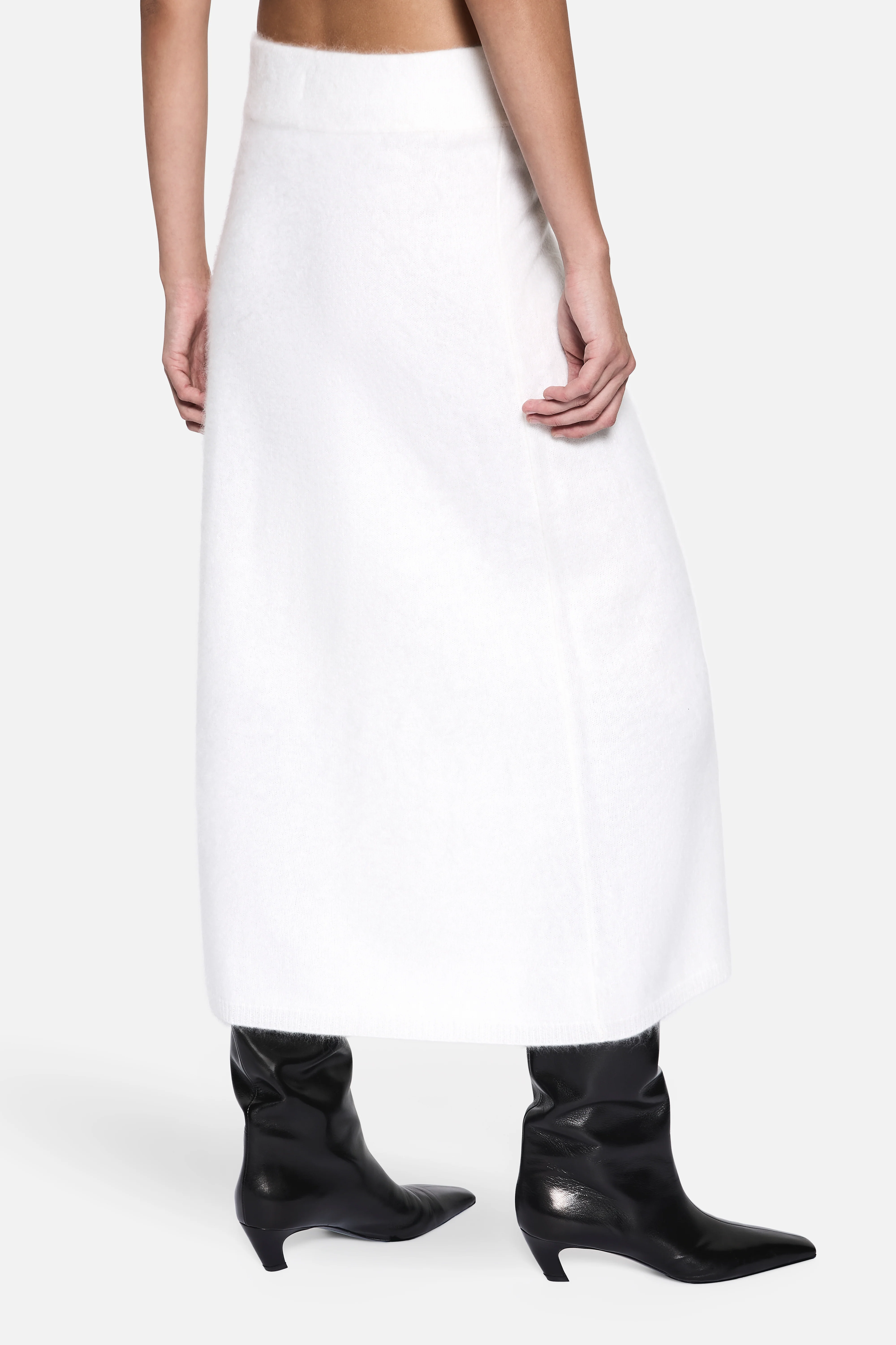 BRUSHED CASHMERE SKIRT - Image 5
