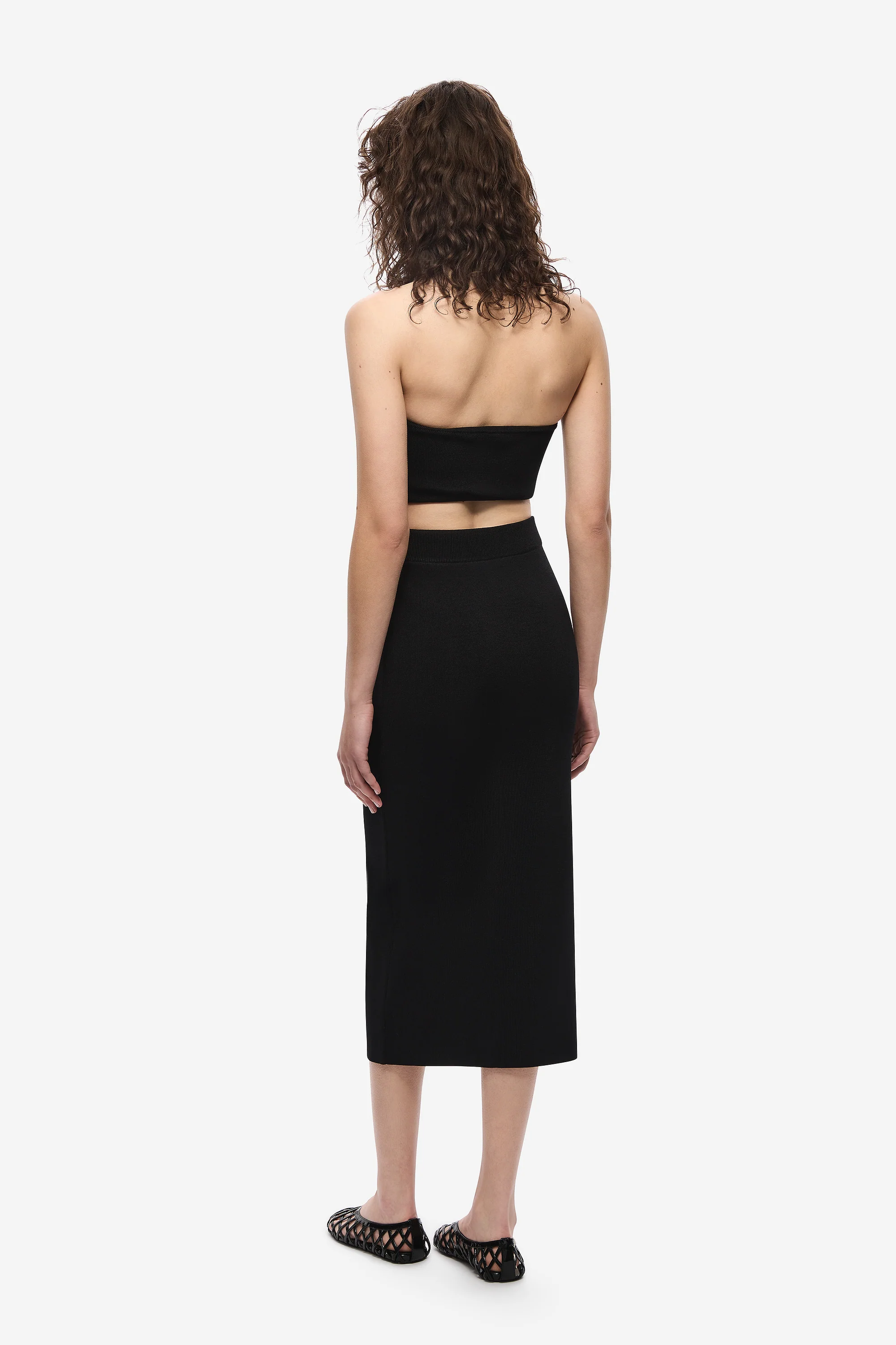THE COMPACT KNIT COLUMN SKIRT - Image 5