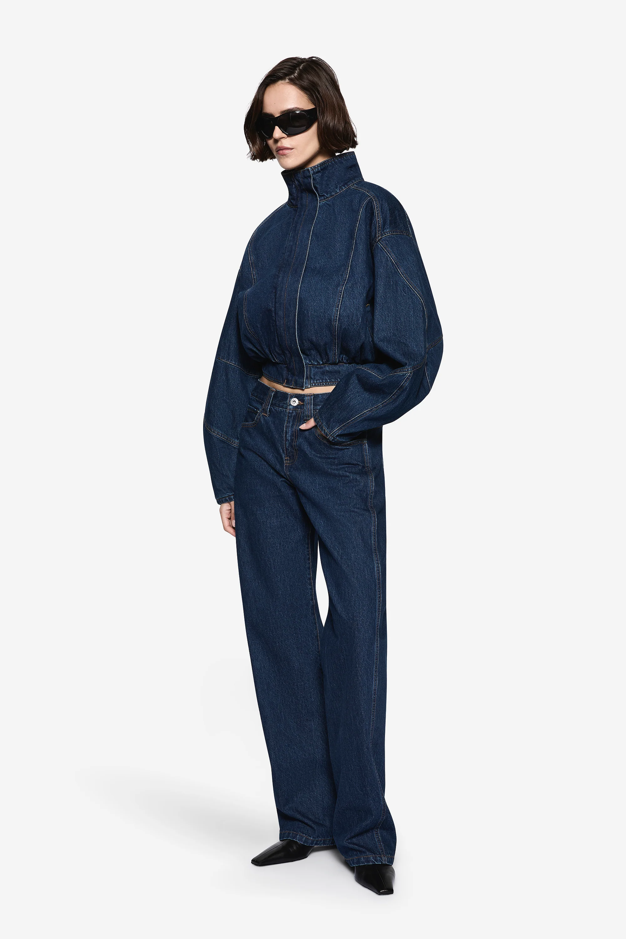 ITALIAN YARN DENIM JACKET - Image 2