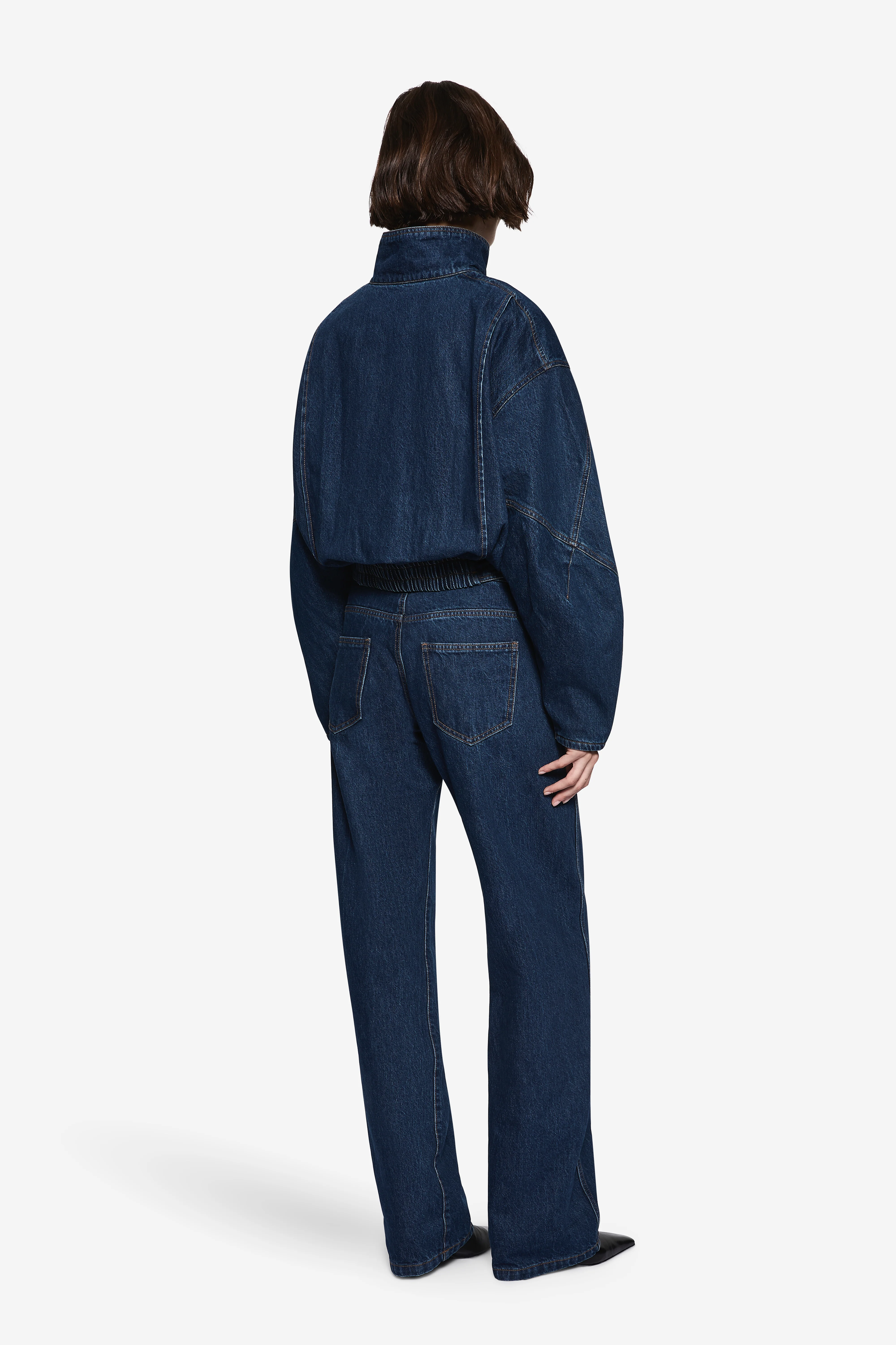 ITALIAN YARN DELI BOW LEG JEAN - Image 4