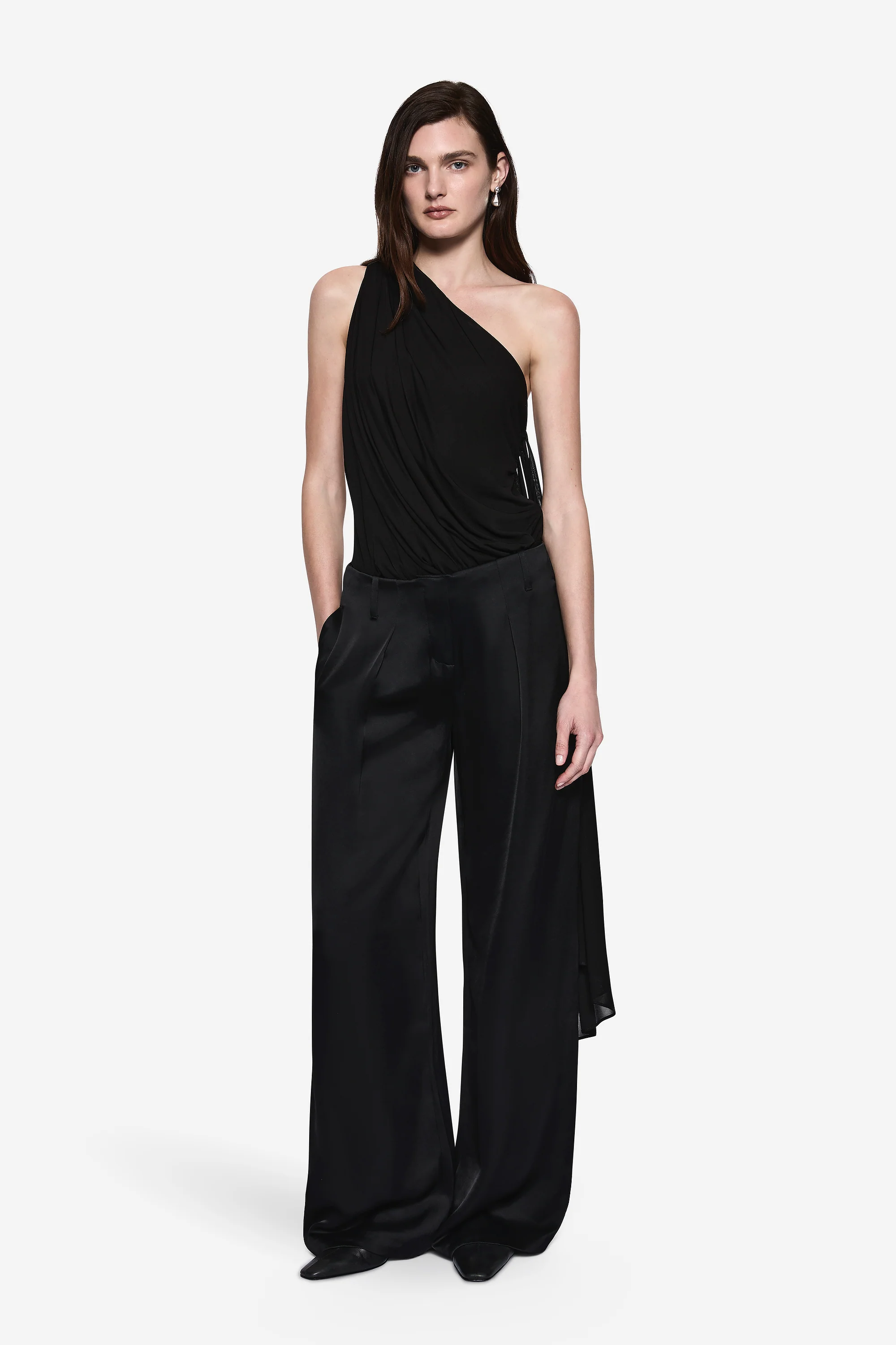 DRAPE JERSEY BODYSUIT - Image 2