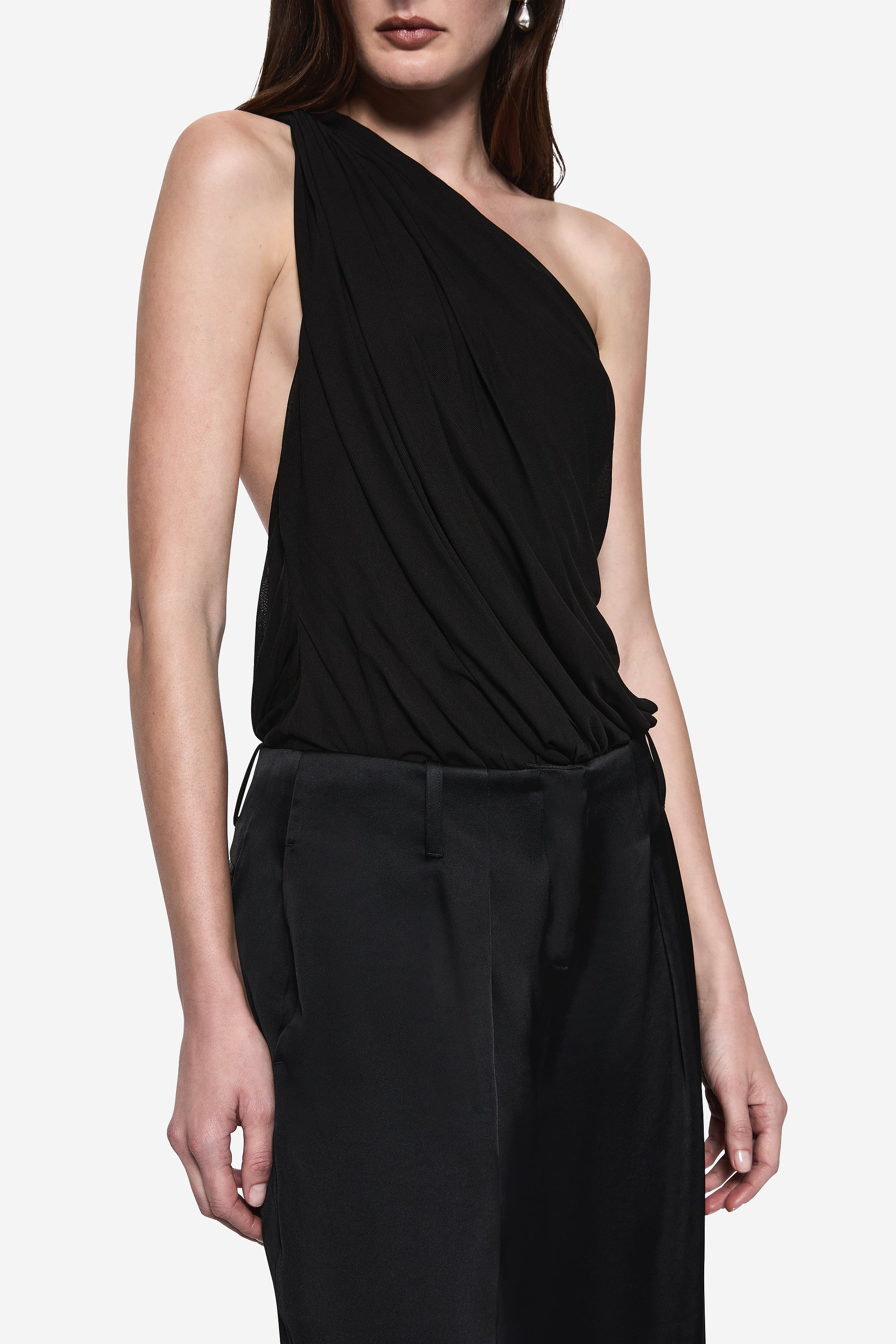 DRAPE JERSEY BODYSUIT - Image 4