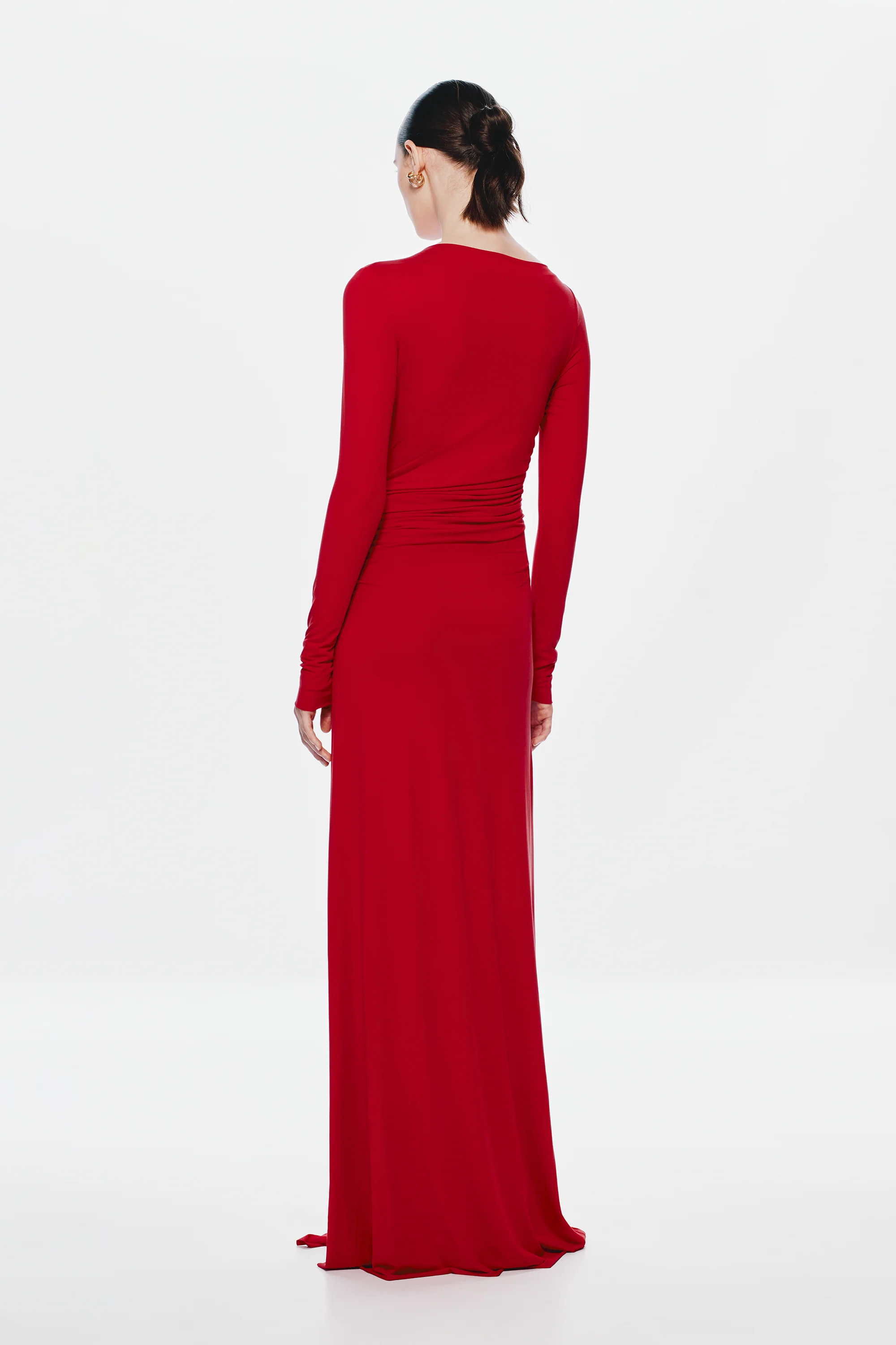 THE GLACIER CUPRO LONG SLEEVE DRESS - Image 5