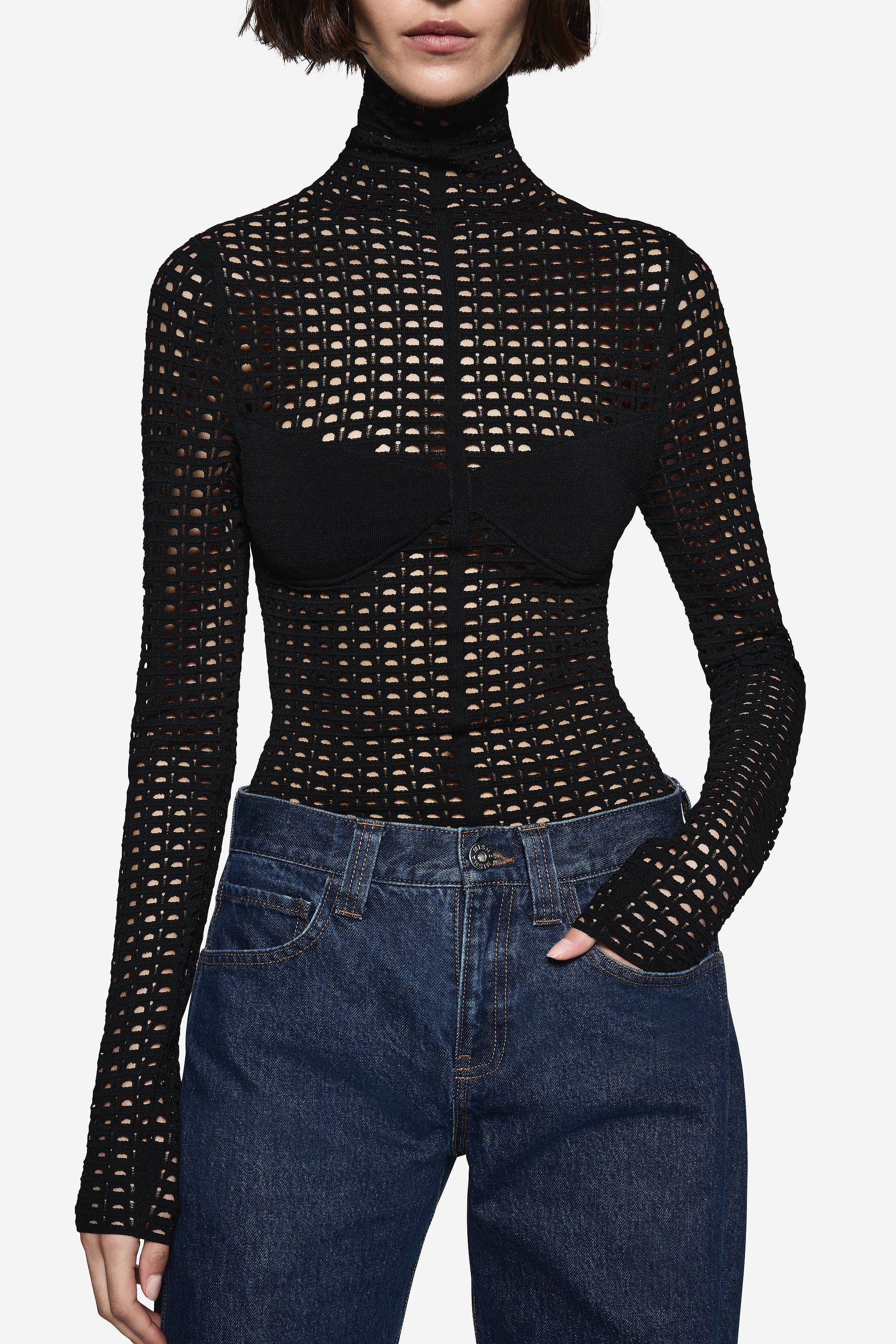 GOYA KNIT LONG SLEEVE TOP - Image 4