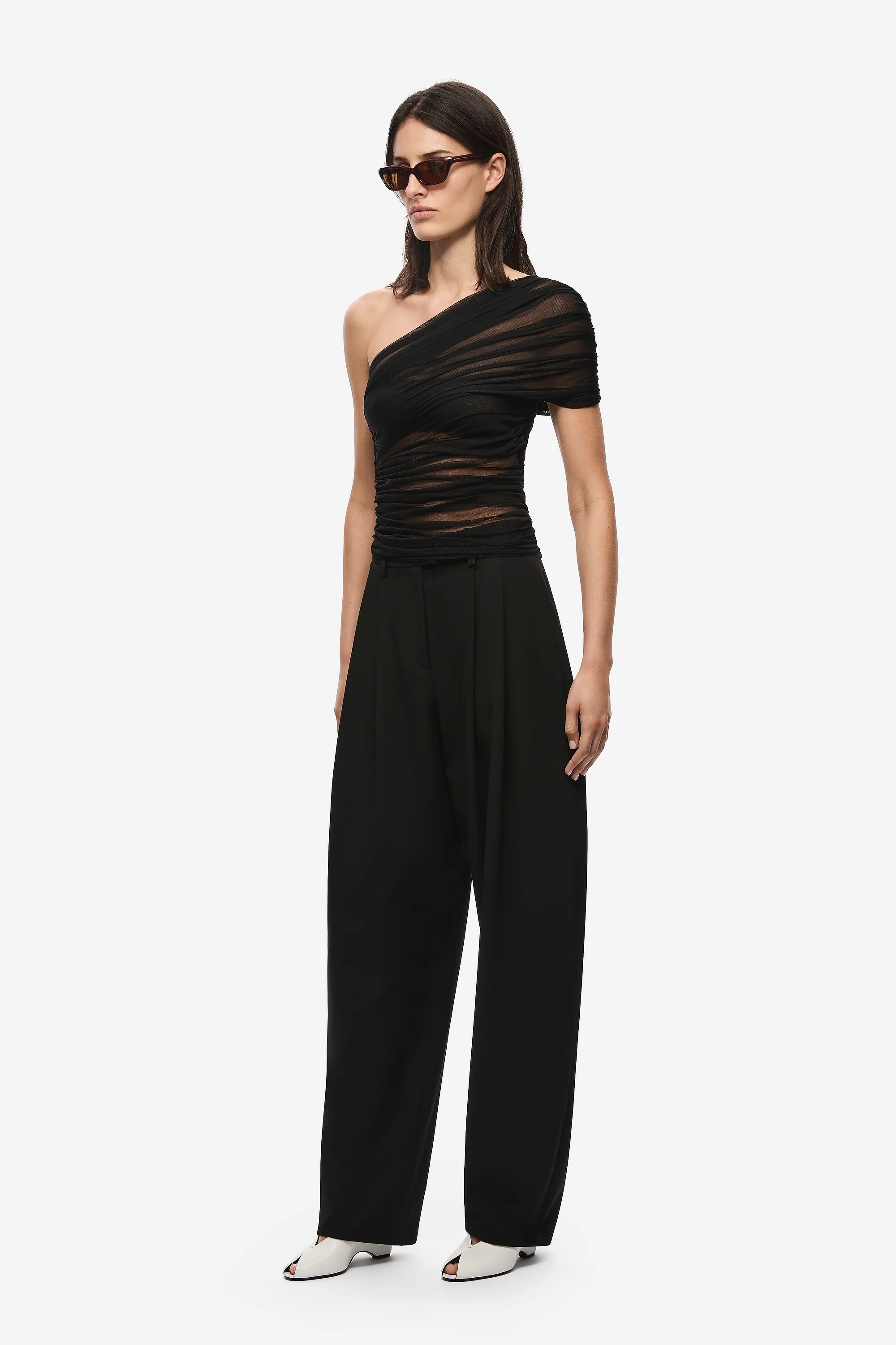 THE INTERWOVEN SILK TULLE TOP - Image 4