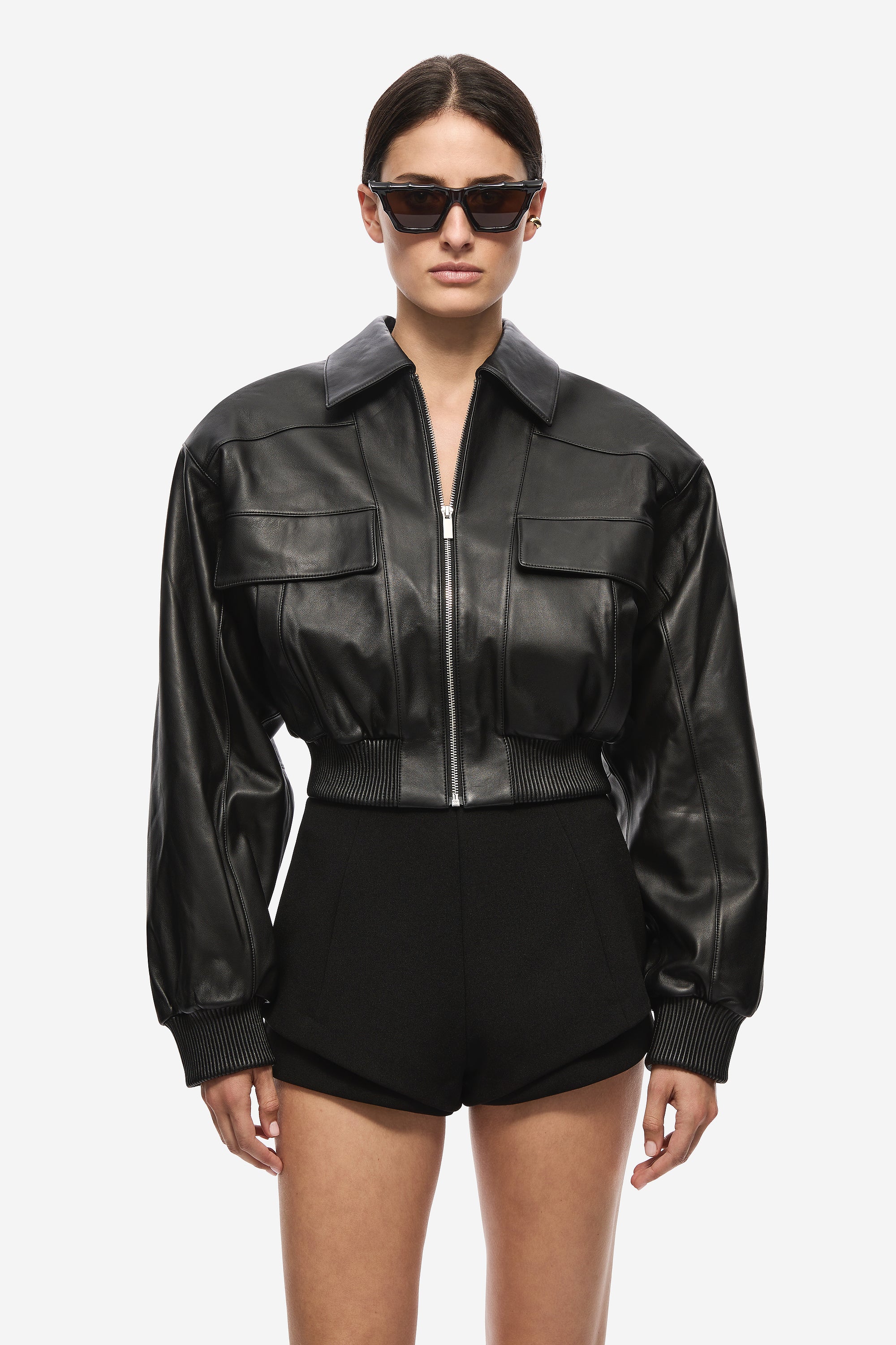THE LEATHER AVIATOR JACKET - Image 4