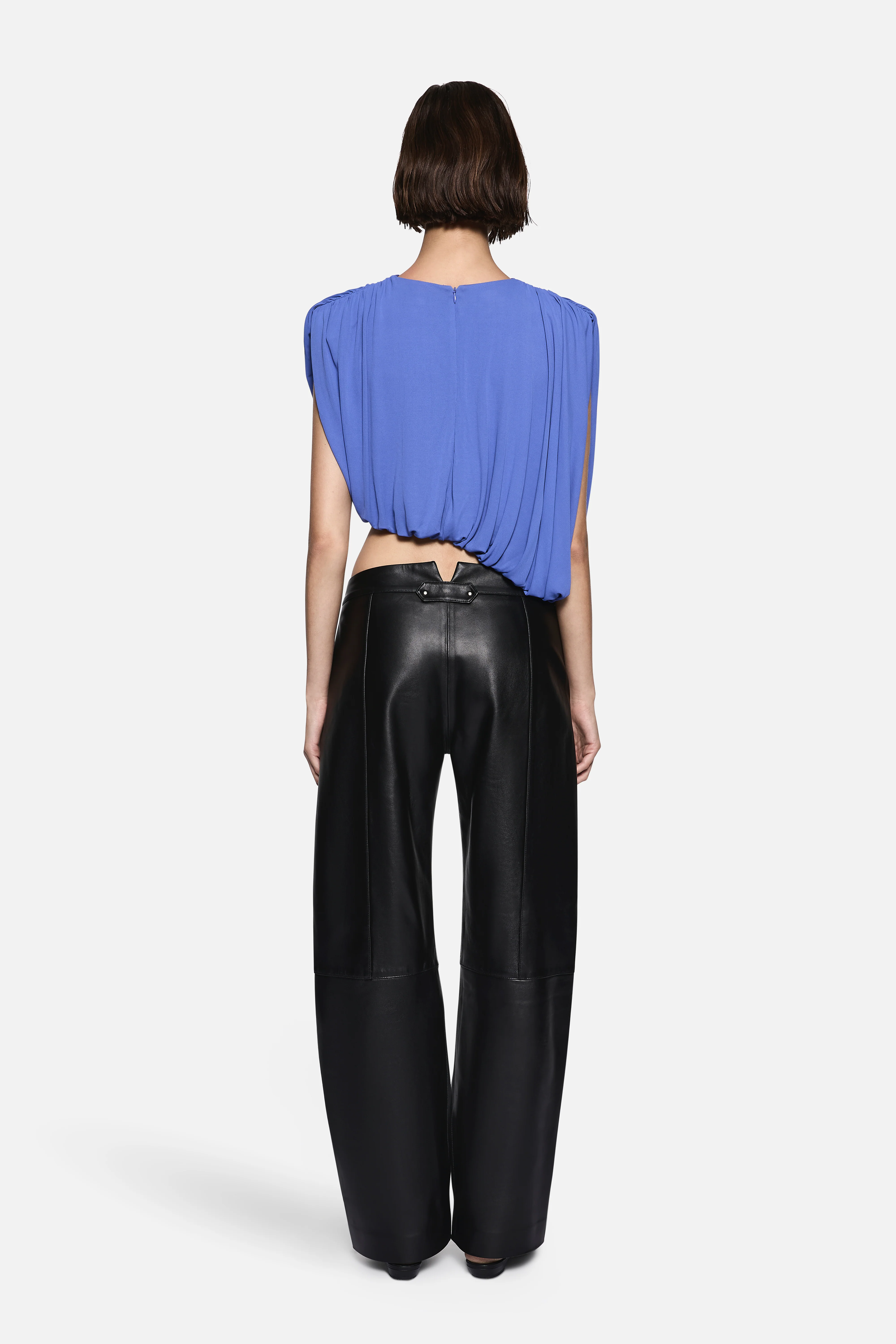 LIRIA JERSEY DRAPED TOP - Image 4