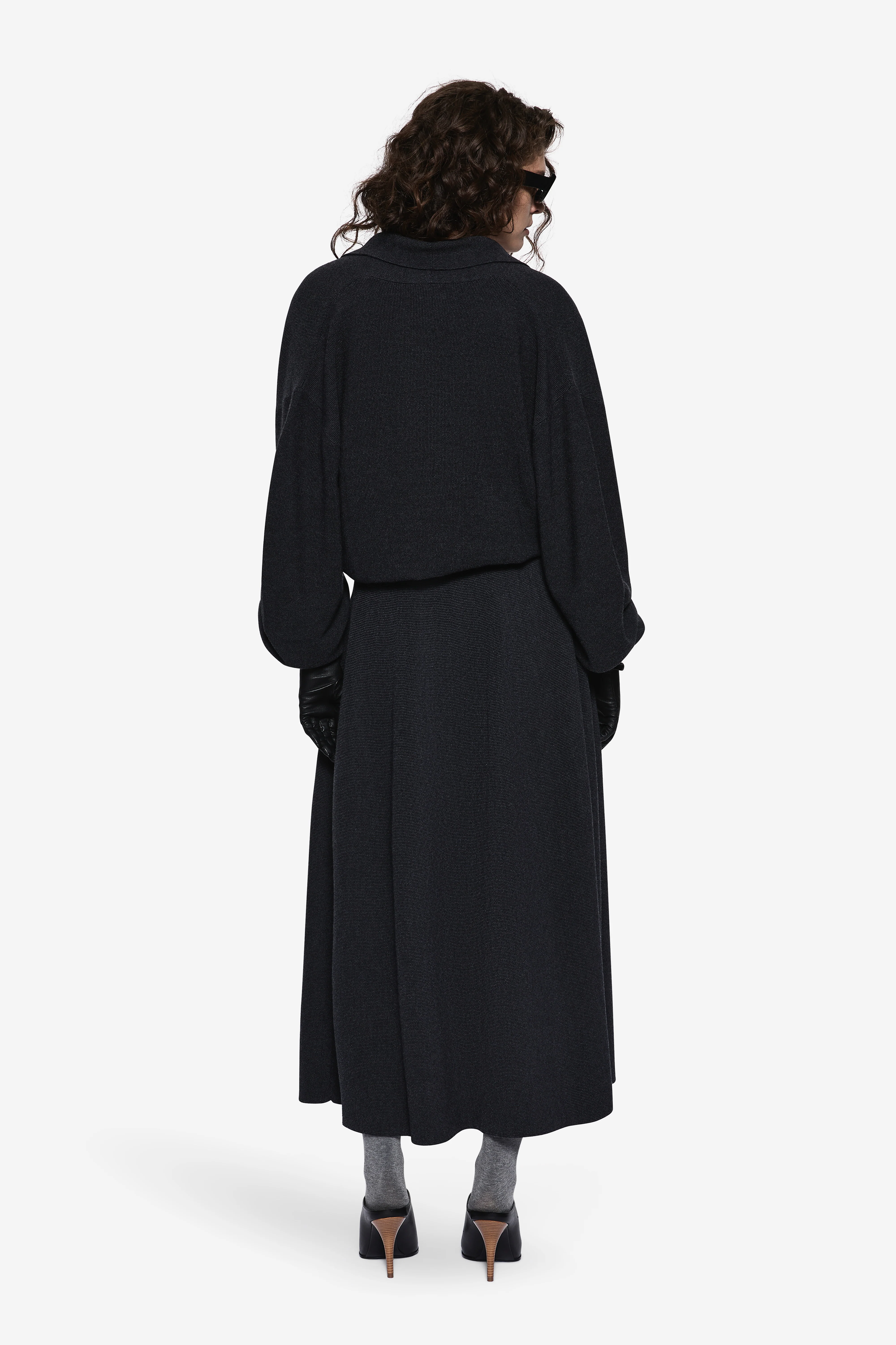 MERINO A-LINE SKIRT - Image 3