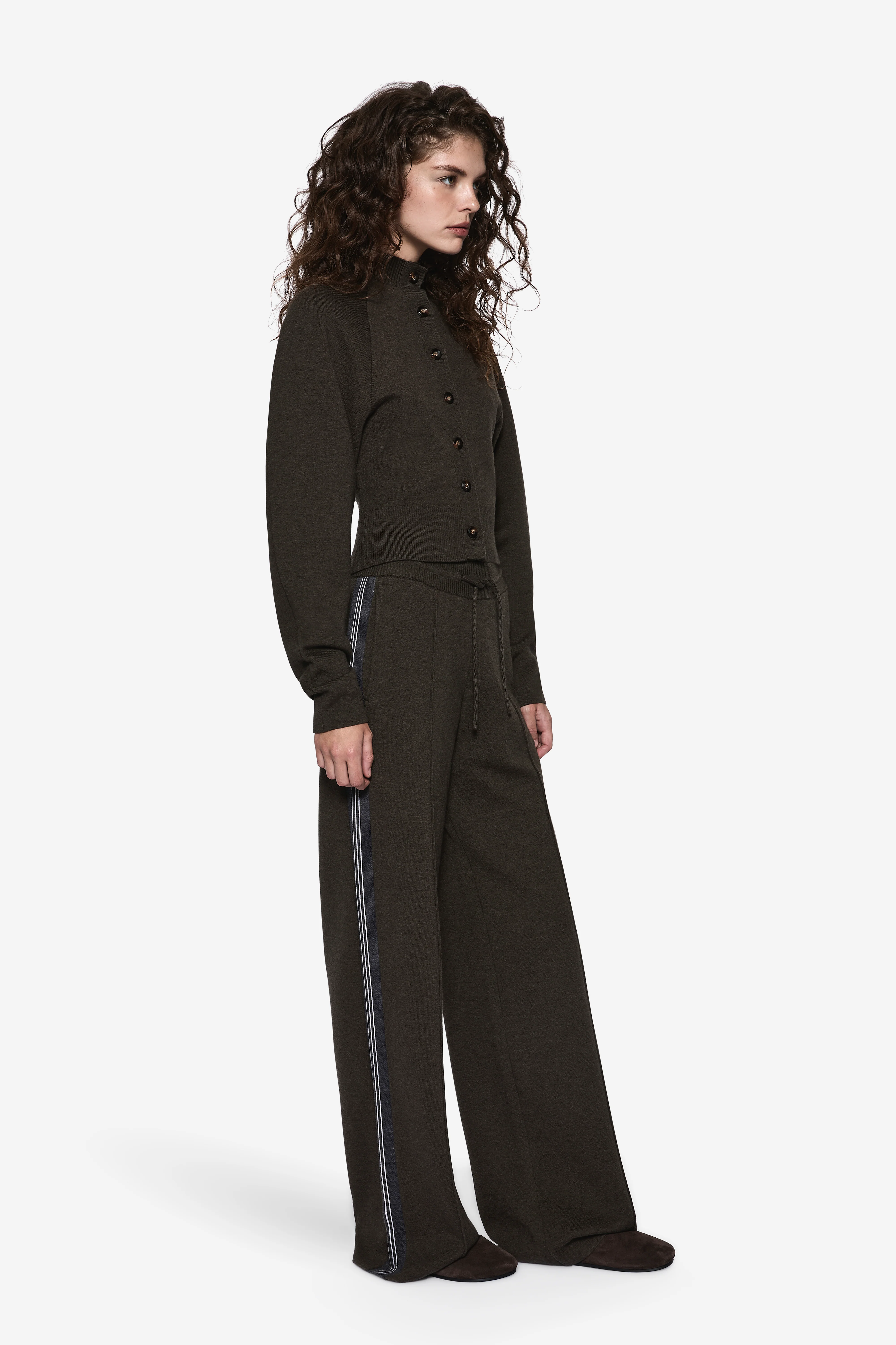 MERINO BATWING KNIT CARDIGAN - Image 3