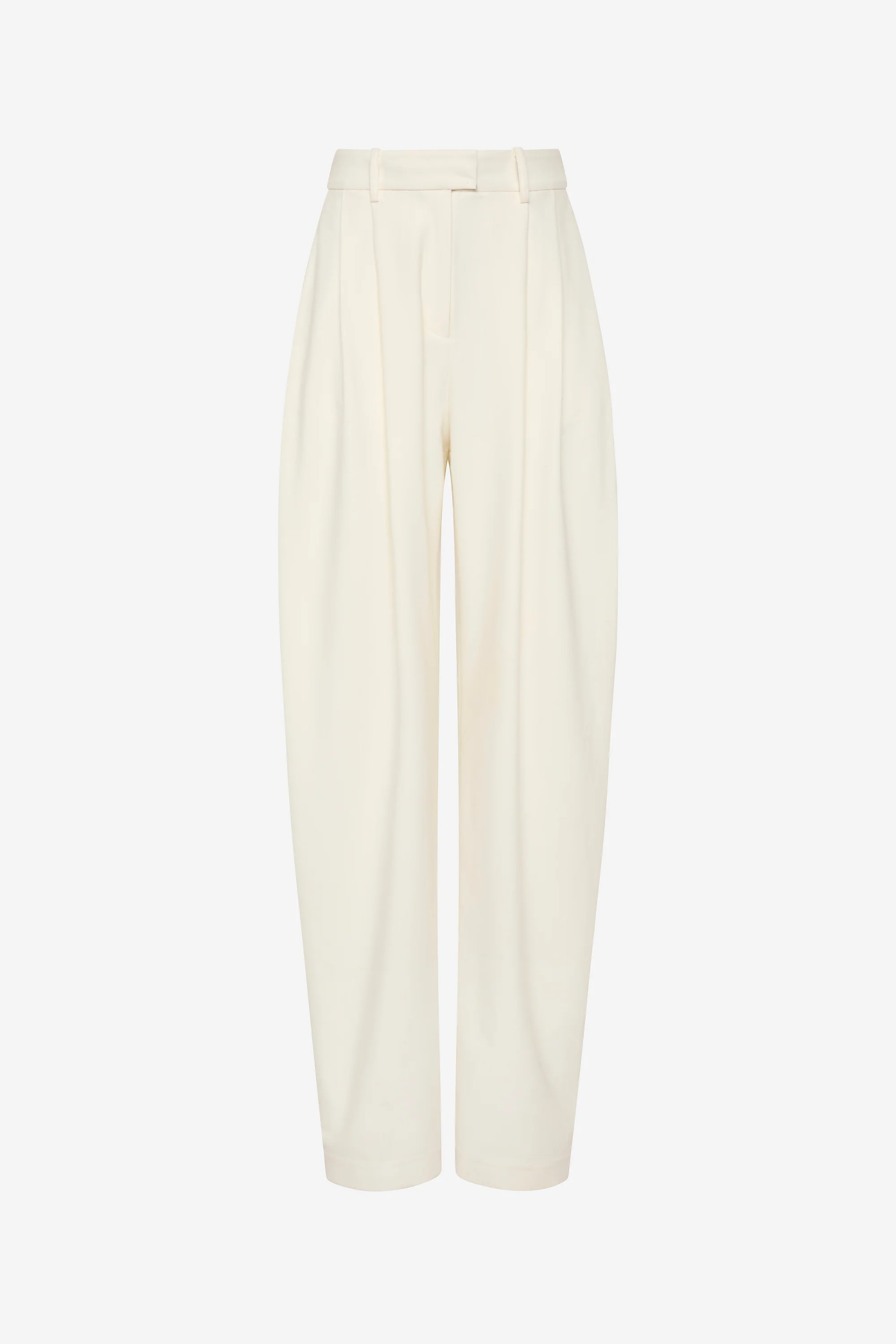 THE MEZZALUNA PLEATED BARREL LEG TROUSER - Image 4