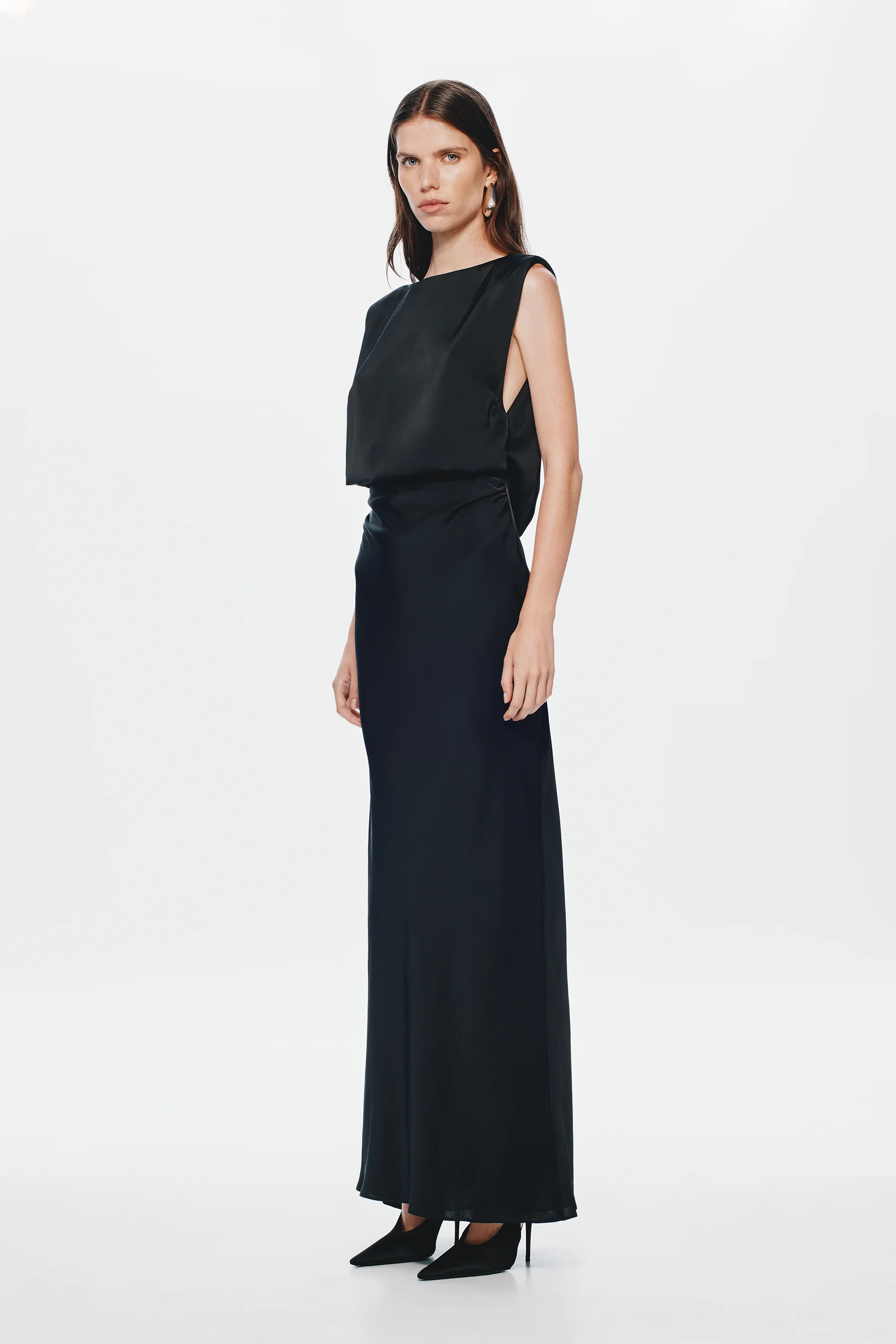 THE 'ROCKY' SATIN DRESS - Image 3