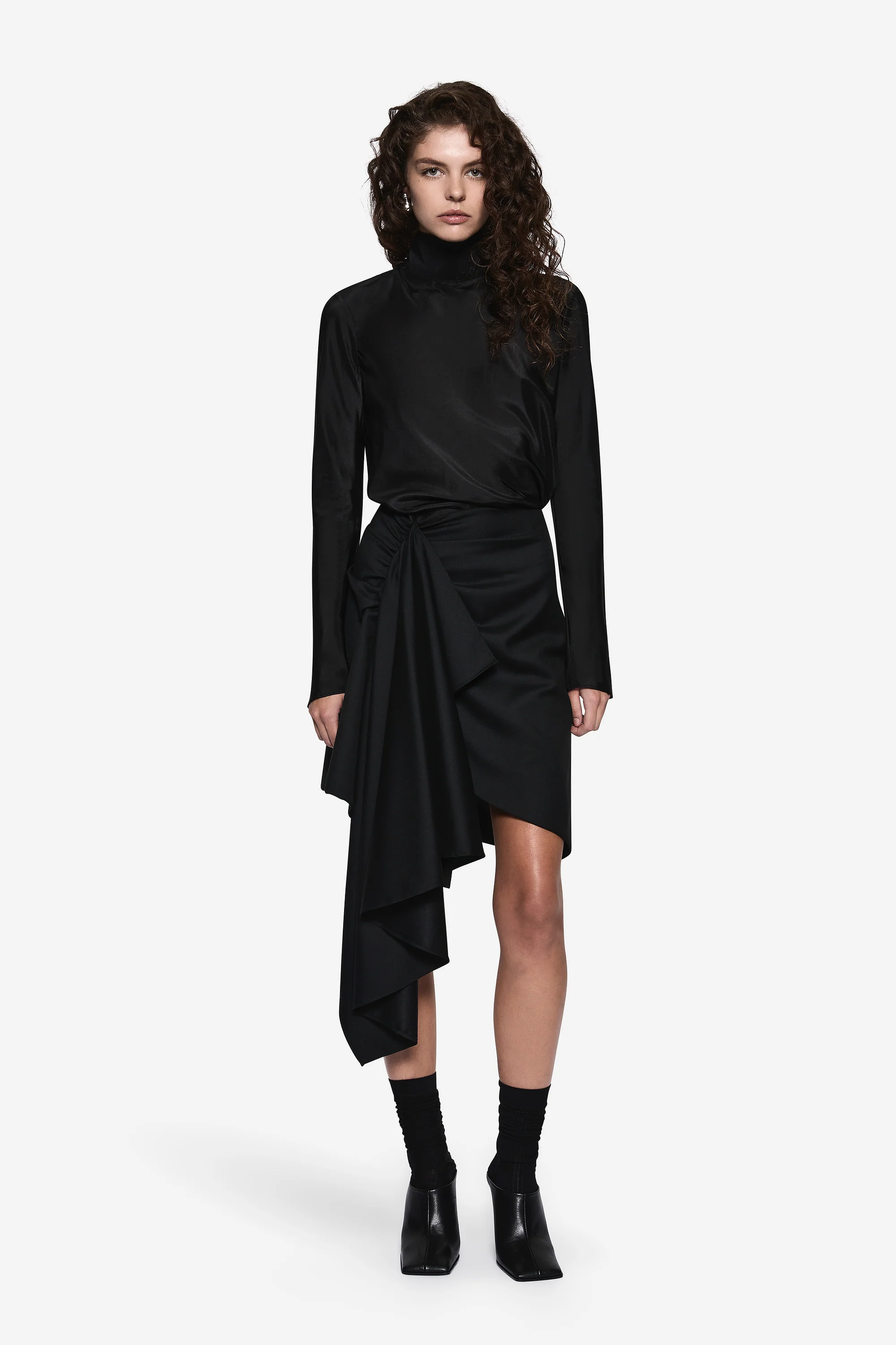 SHEER SILK BLOUSE - Image 2