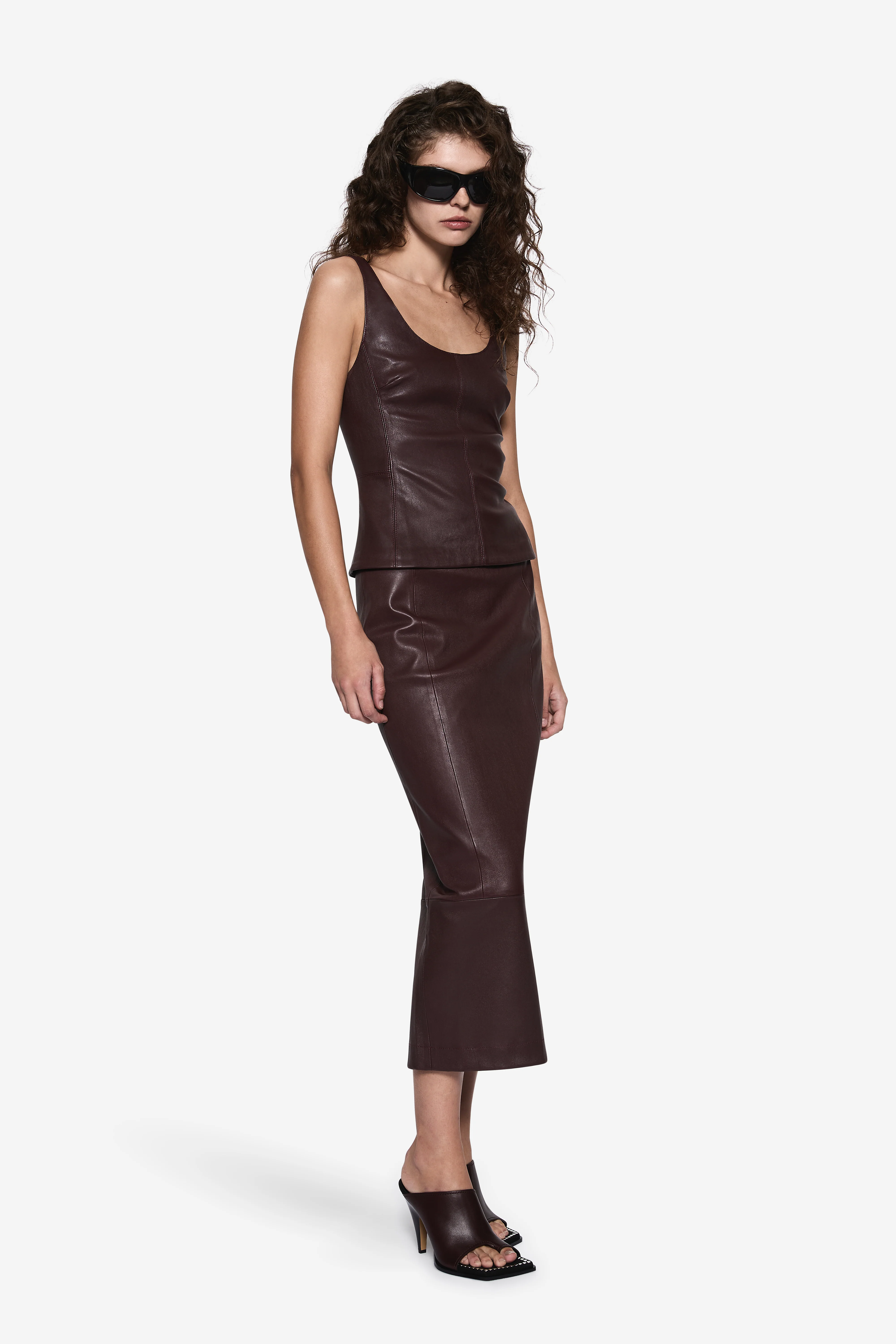 STRETCH LEATHER TOP - Image 2