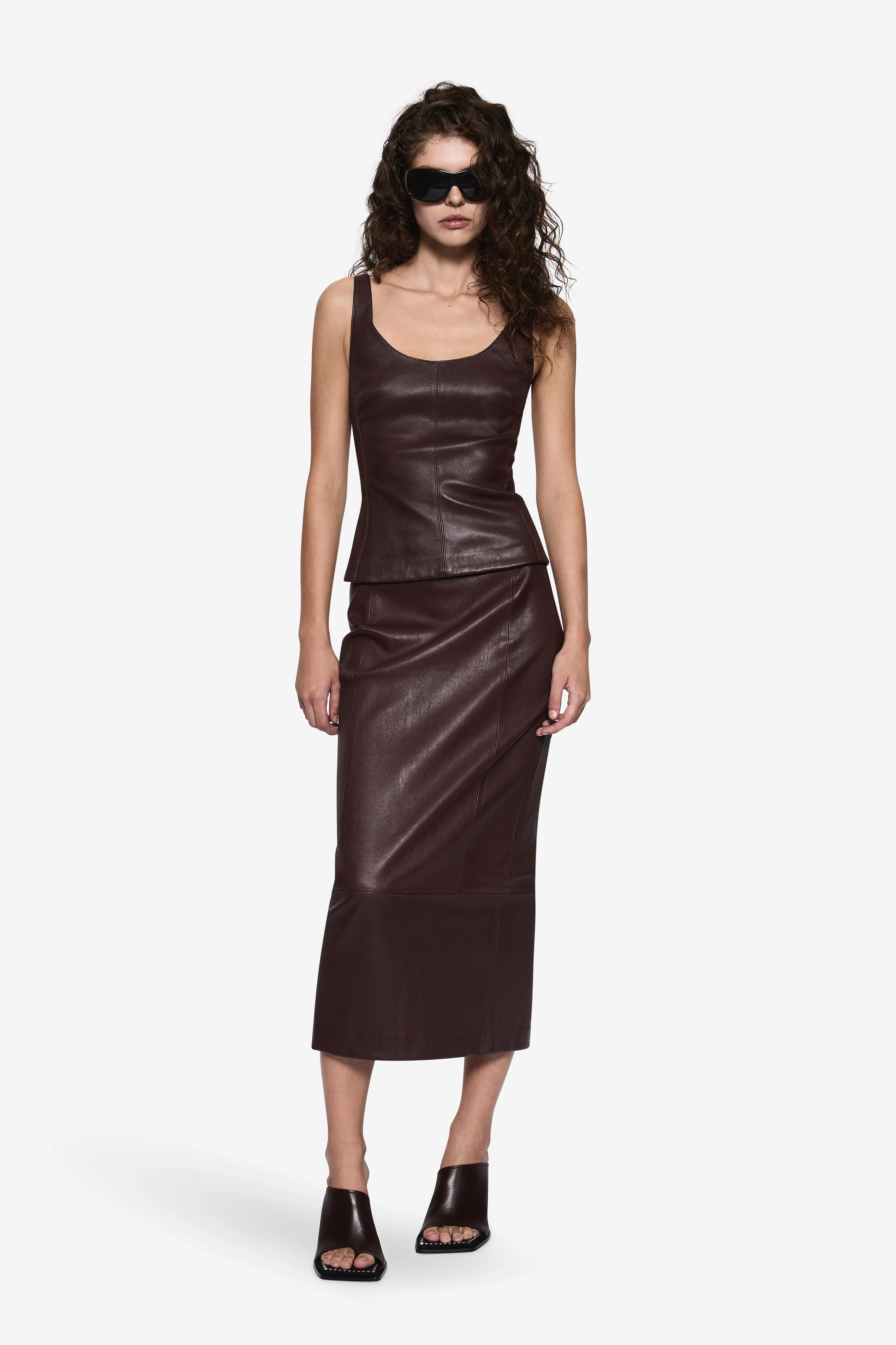 STRETCH LEATHER TOP - Image 3