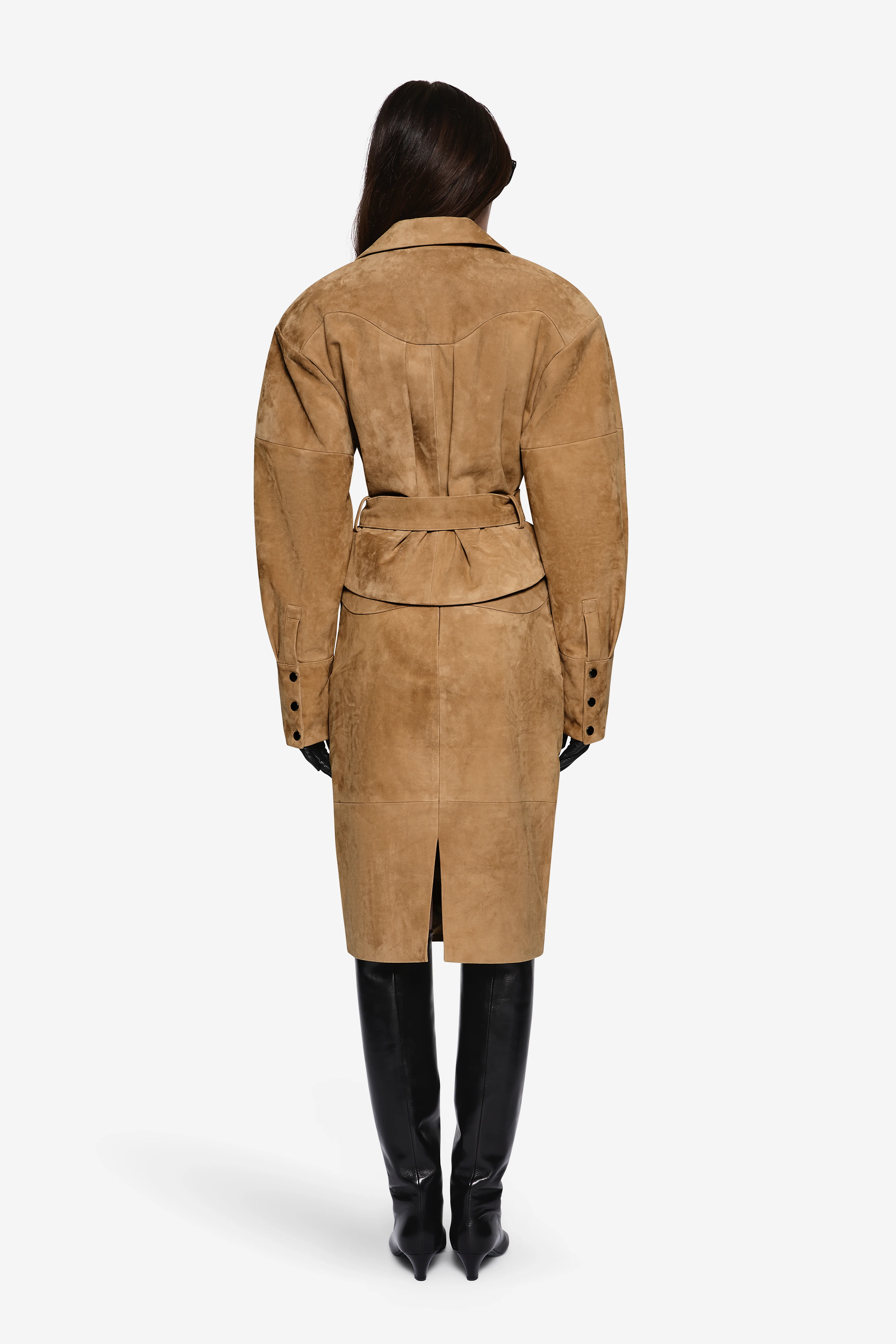 SUEDE LEATHER SKIRT - Image 3