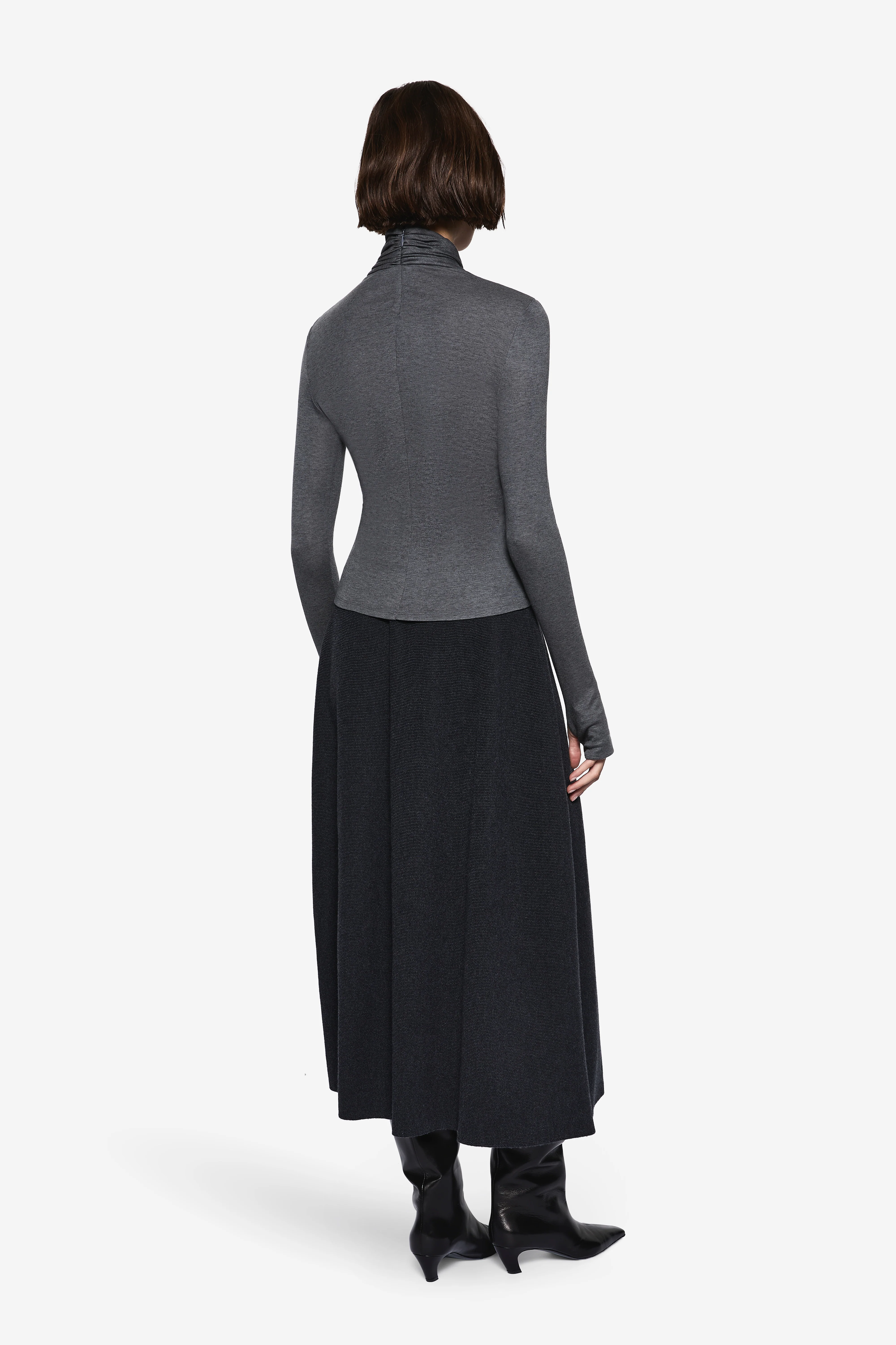 TENCIL LONG SLEEVE TWIST TOP - Image 4