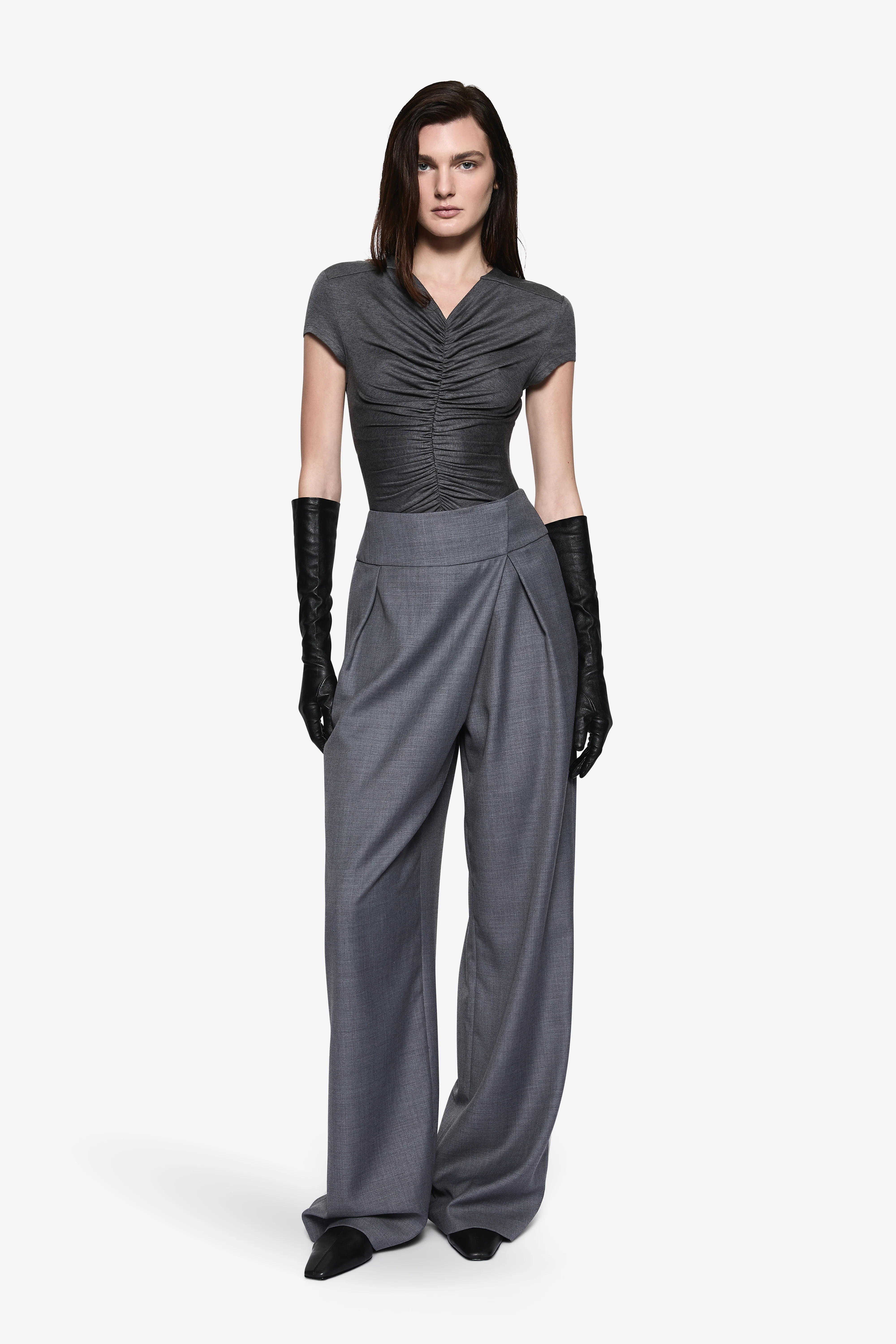 TENCIL ROUCHED TEE - Image 2