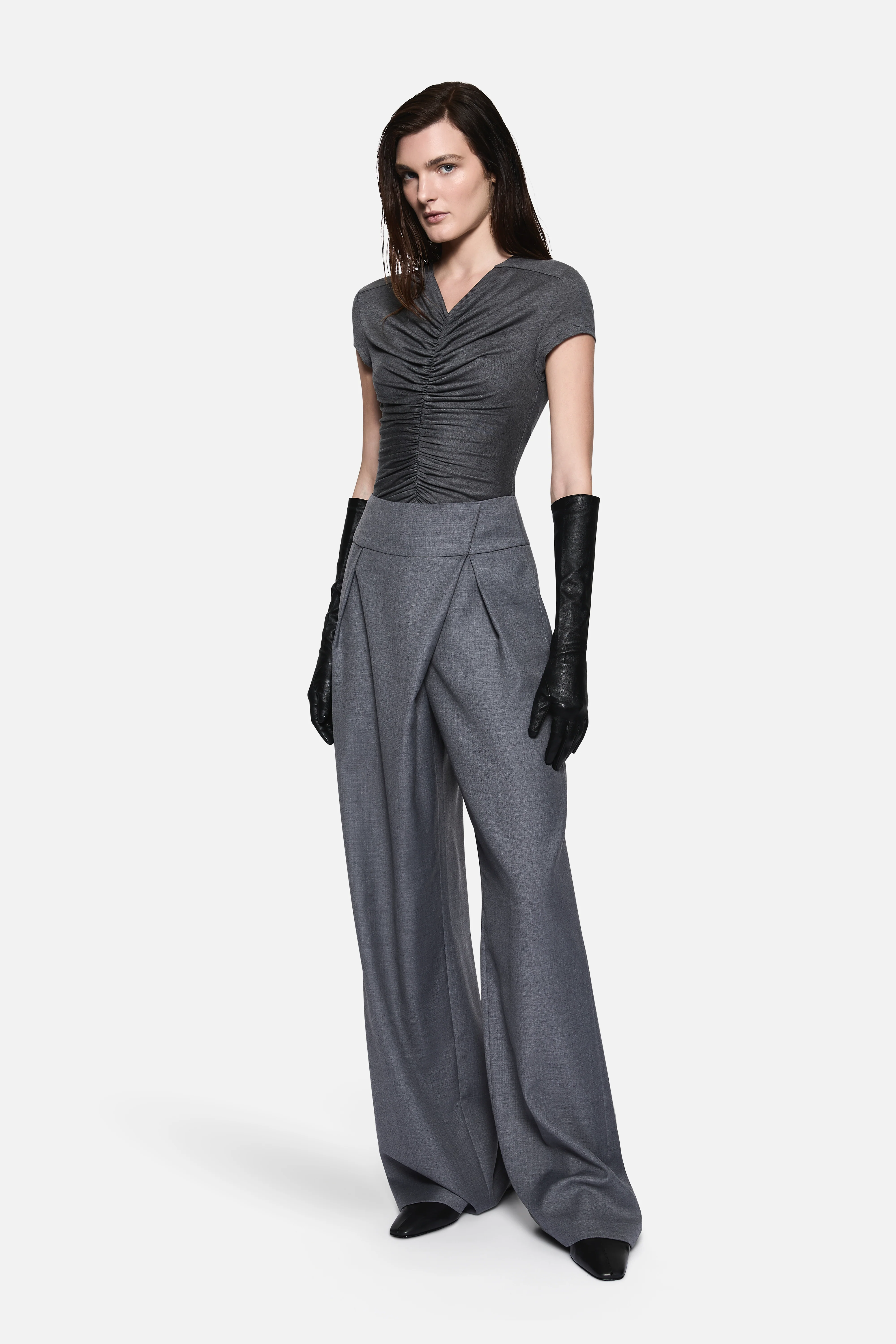 TENCIL ROUCHED TEE - Image 3
