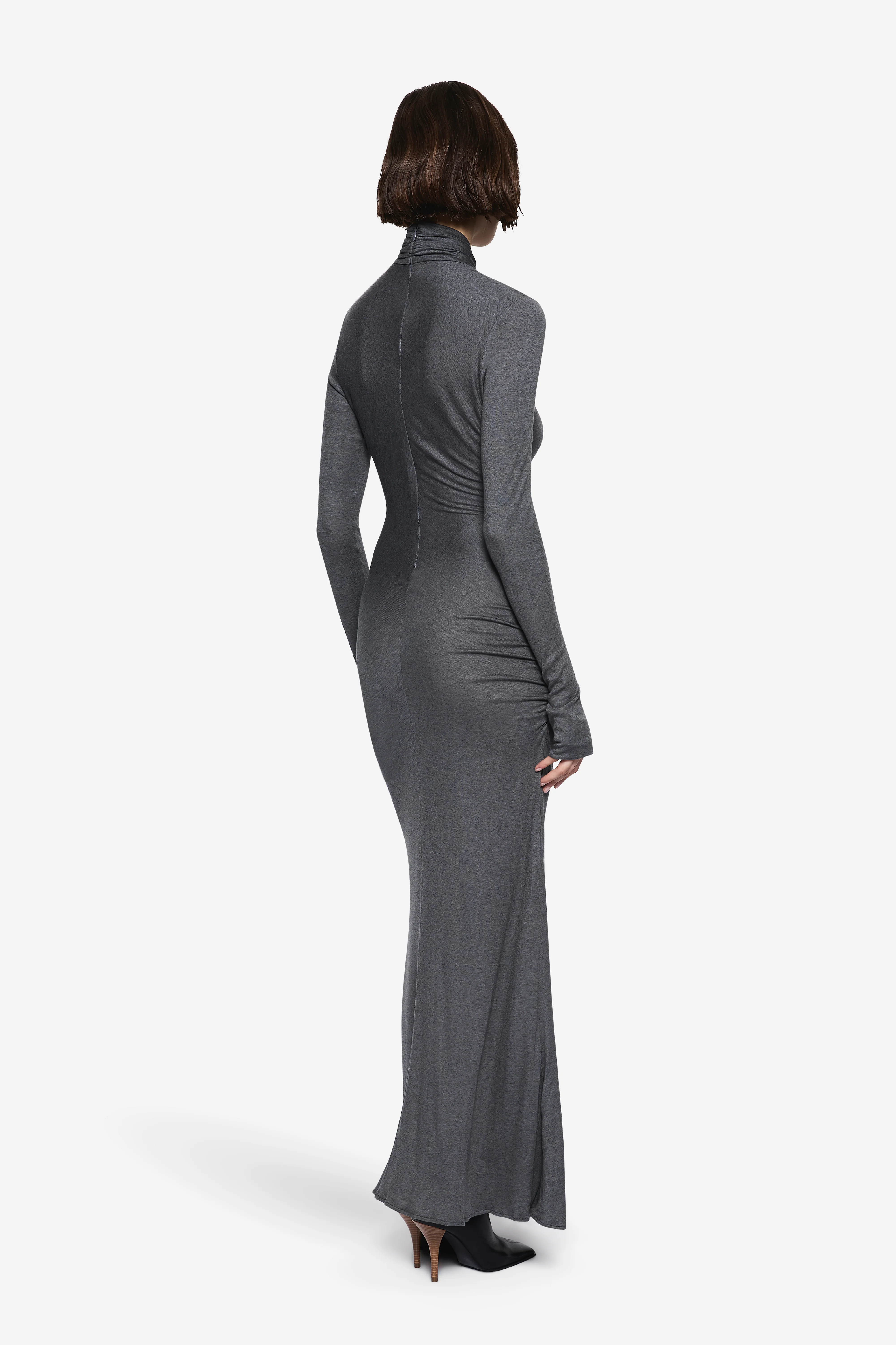 TENCIL TWIST LONG SLEEVE DRESS - Image 3