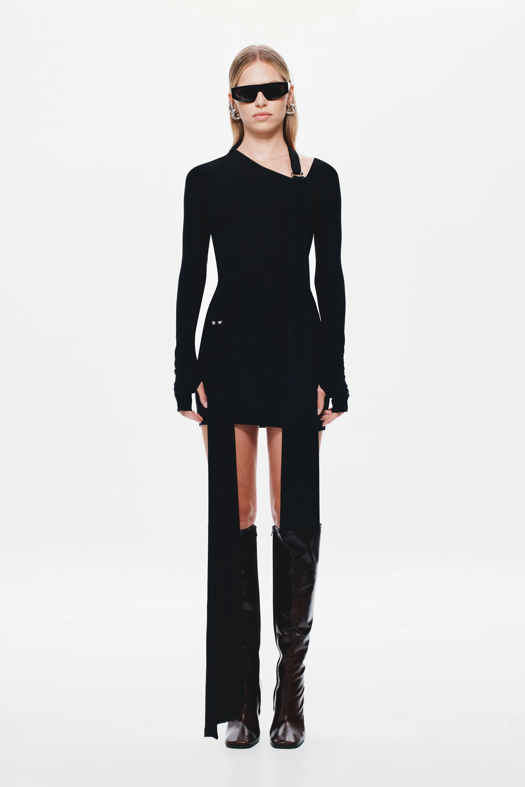 THE 'TENSION' JERSEY MINI DRESS - Image 3