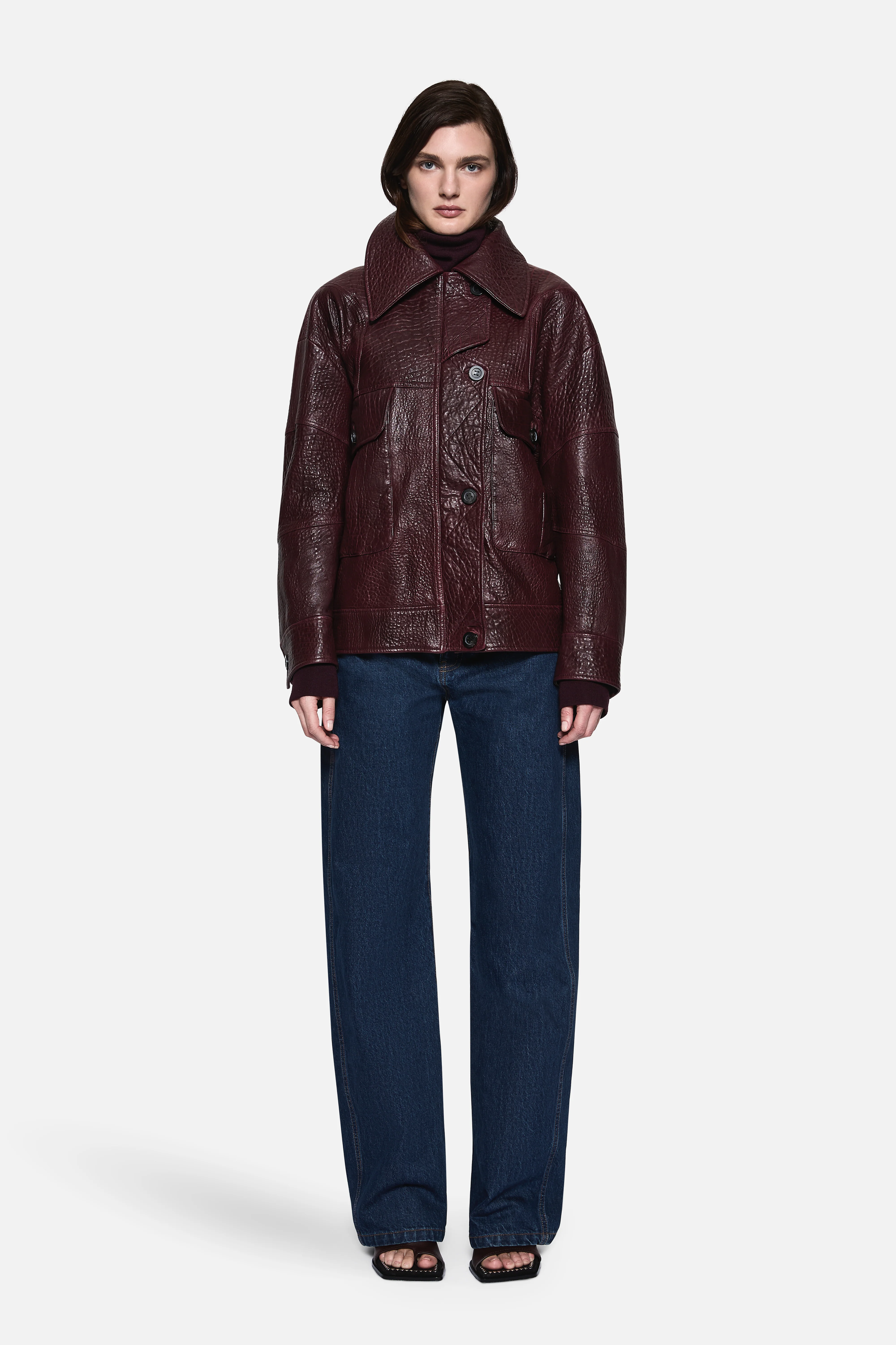 ITALIAN MADE LEATHER JACKET - Image 2