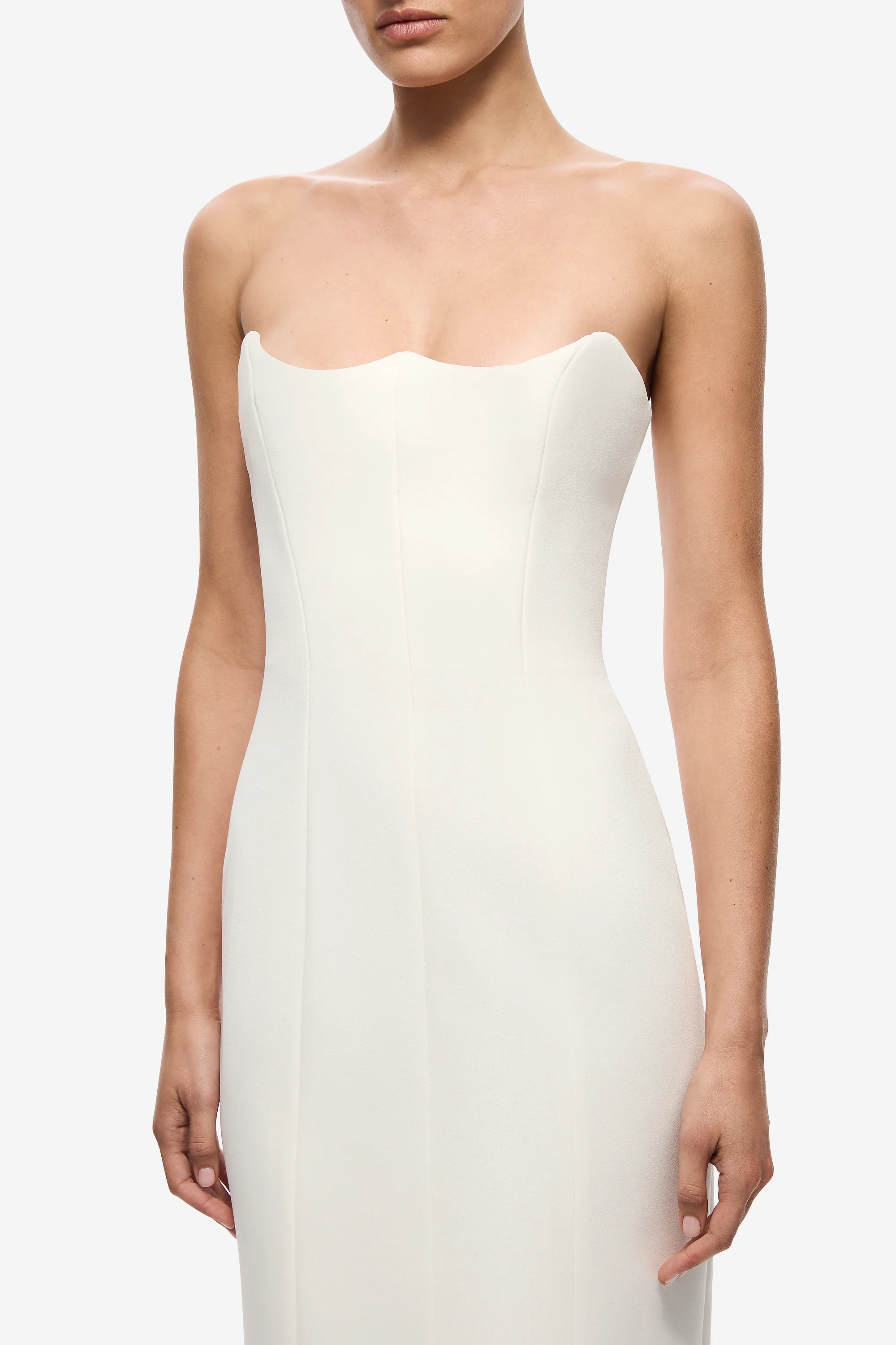 THE AVATUS CREPE MIDI DRESS - Image 3