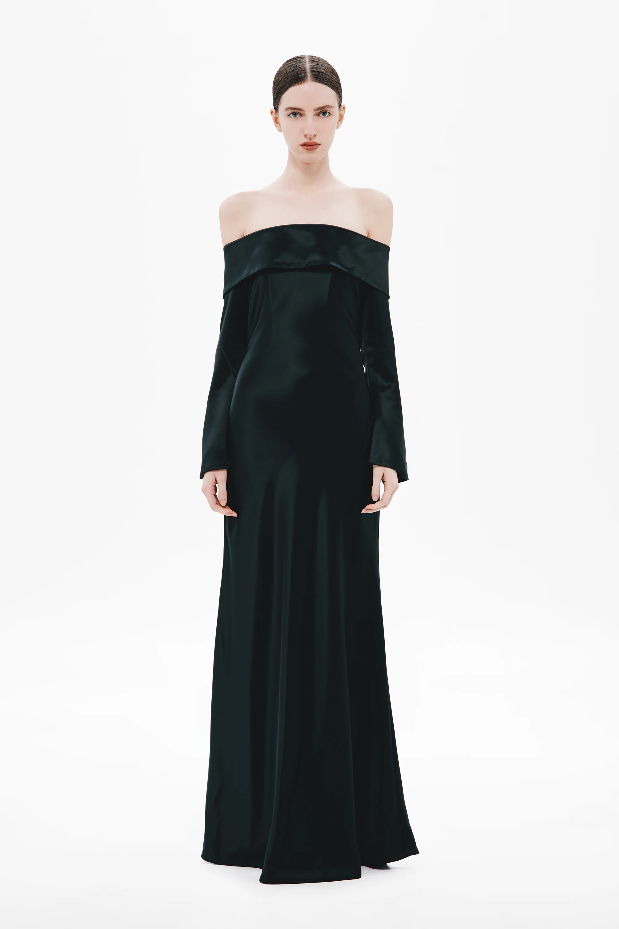 THE BIANCA SATIN DRESS - Image 2