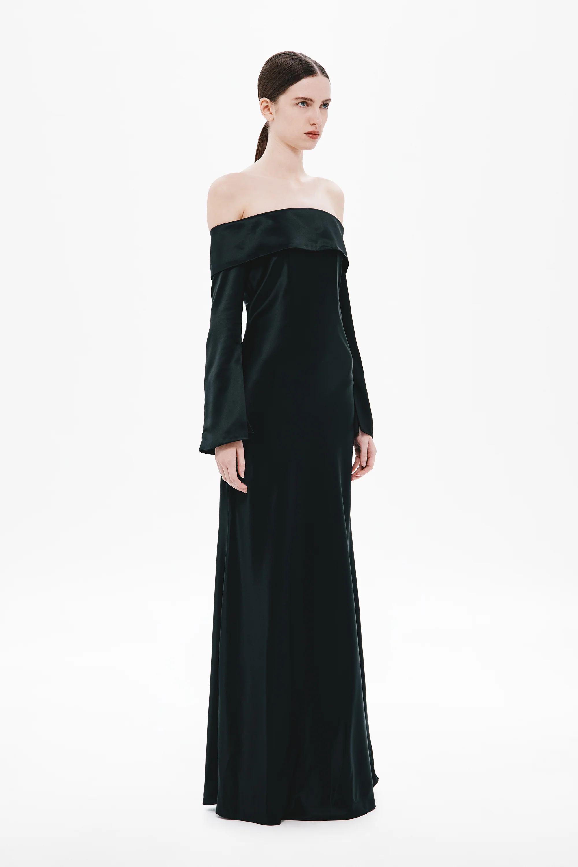 THE BIANCA SATIN DRESS - Image 3