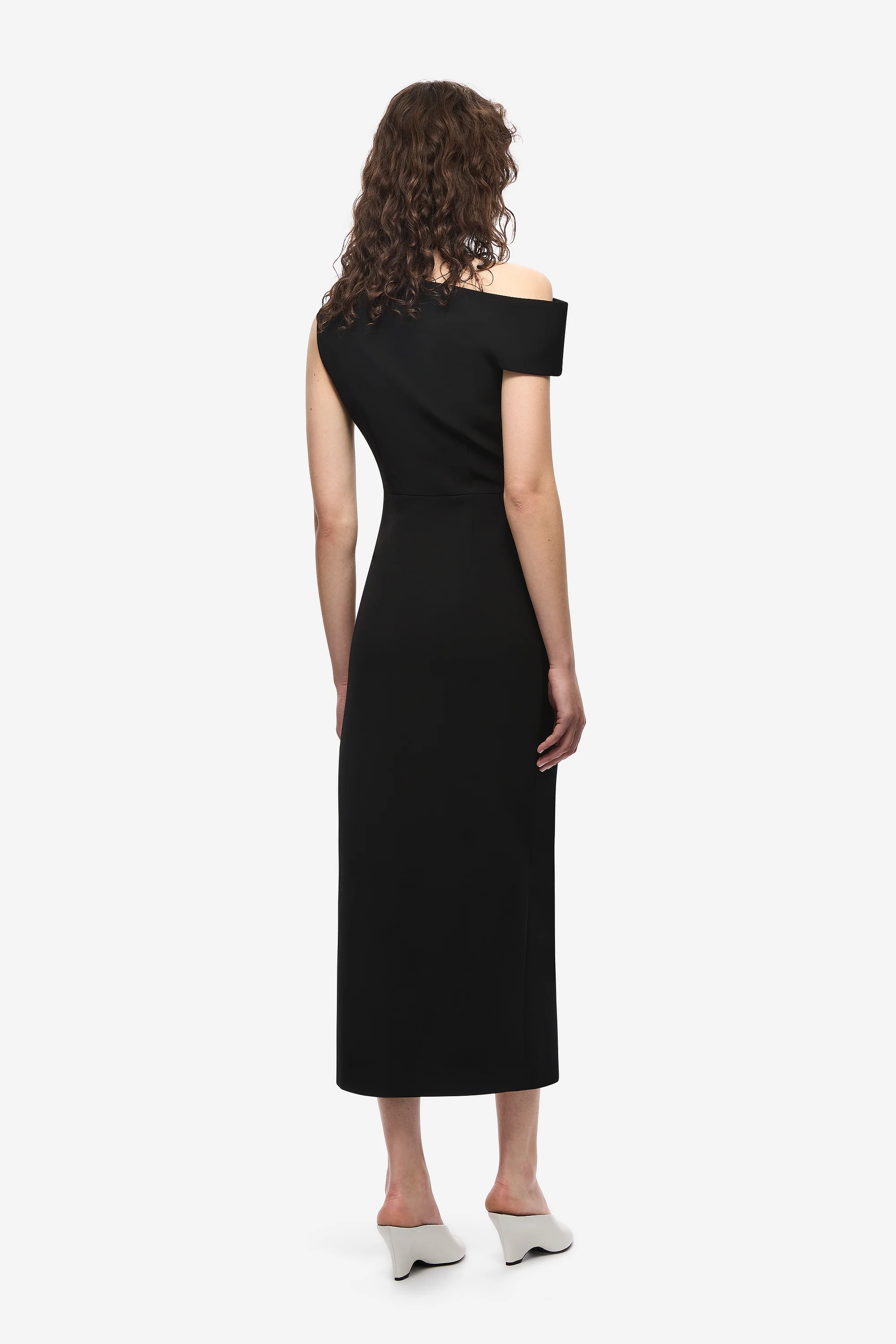 THE BLAIR CREPE MIDI DRESS - Image 4