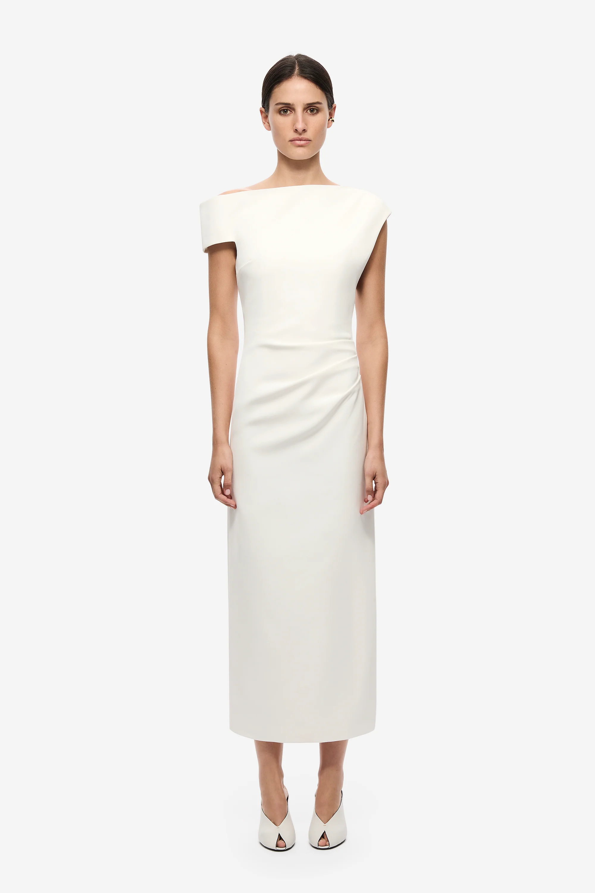 THE BLAIR CREPE MIDI DRESS - Image 2