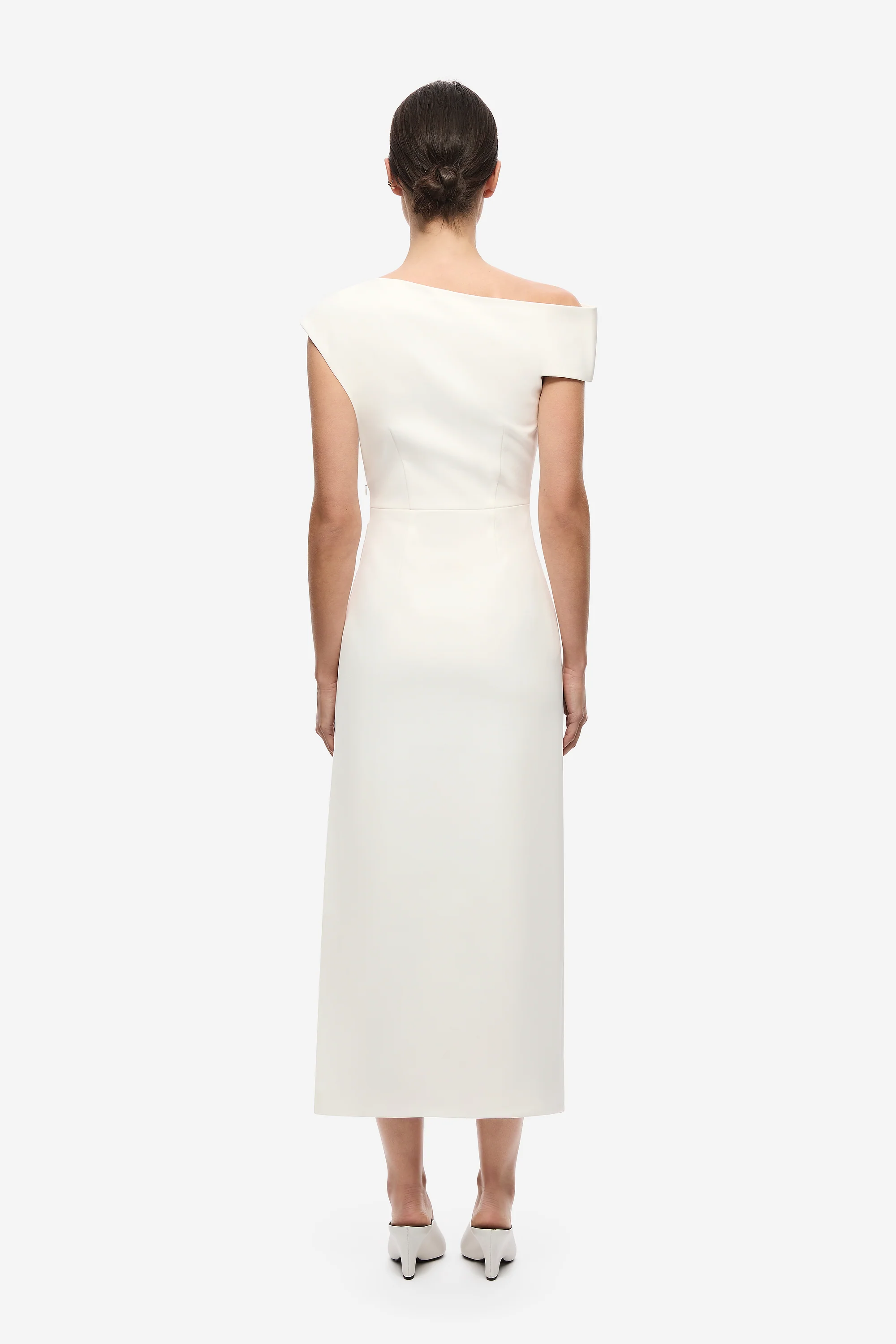 THE BLAIR CREPE MIDI DRESS - Image 4