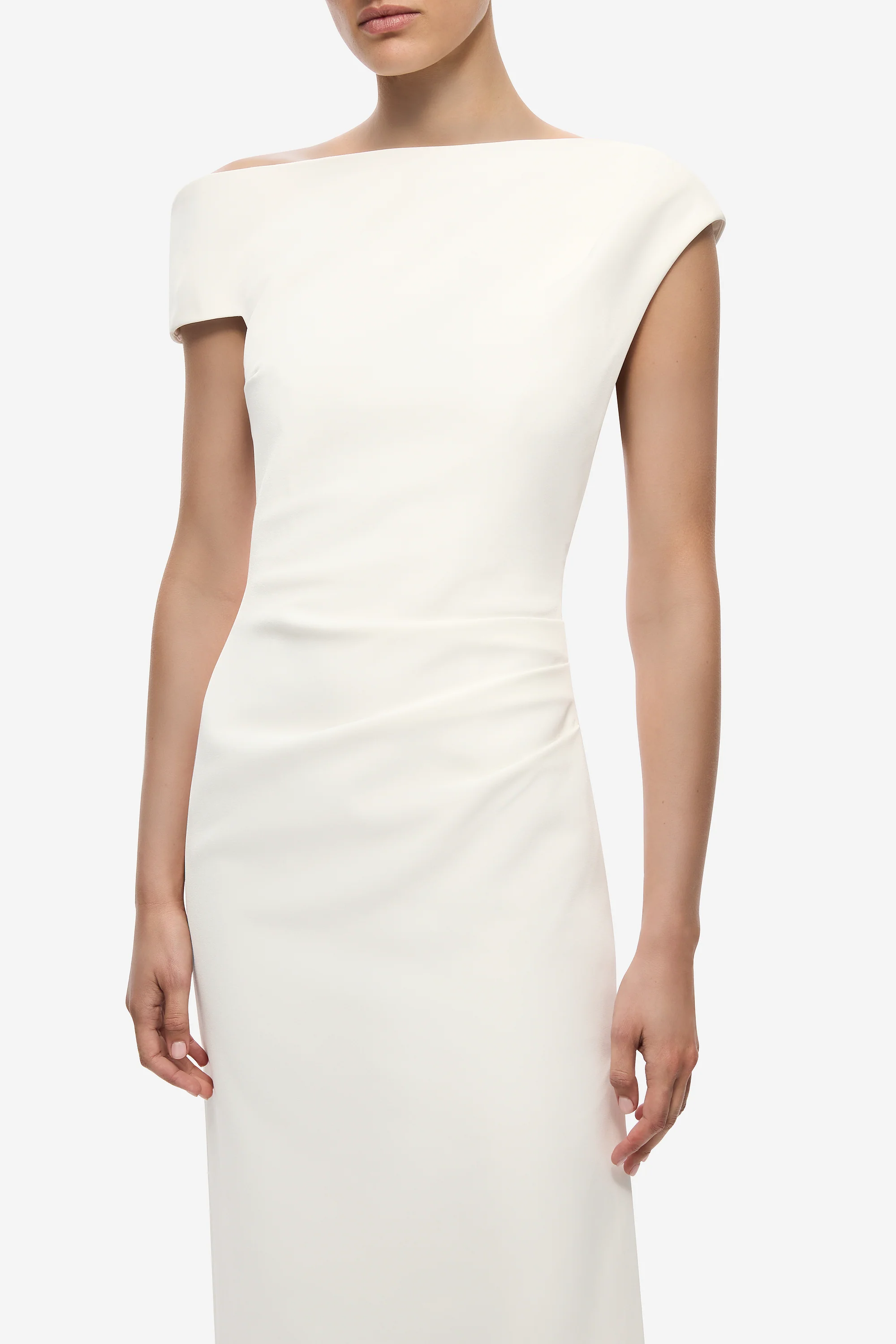 THE BLAIR CREPE MIDI DRESS - Image 5
