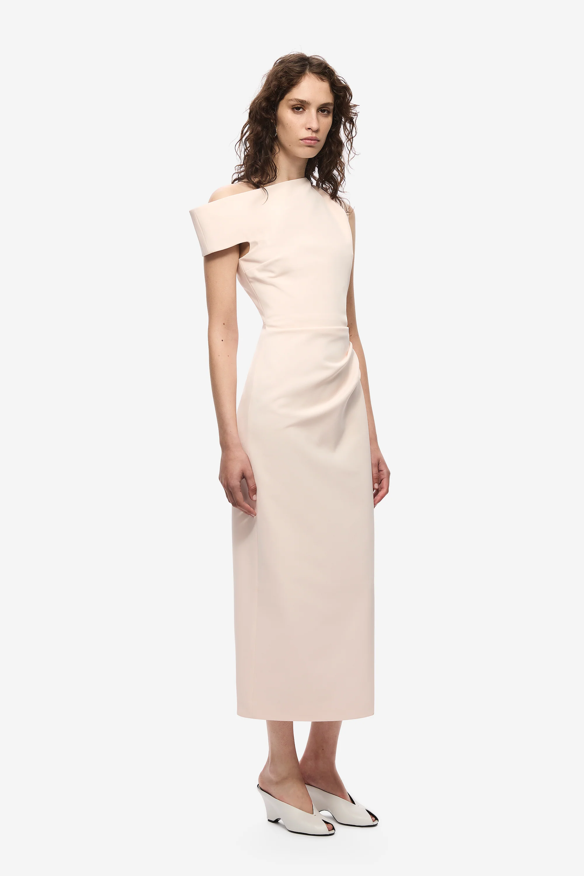 THE BLAIR CREPE MIDI DRESS