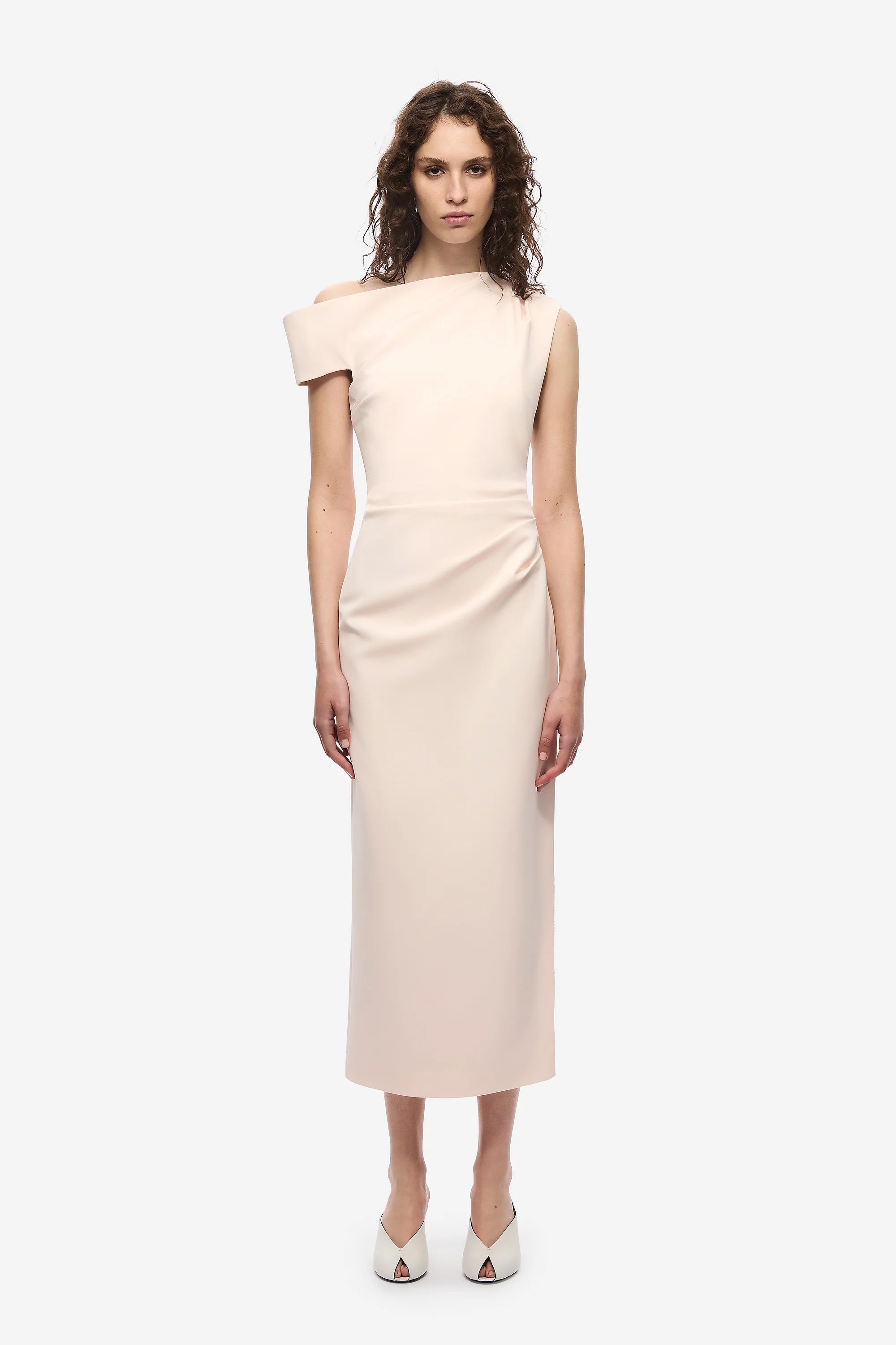 THE BLAIR CREPE MIDI DRESS - Image 3