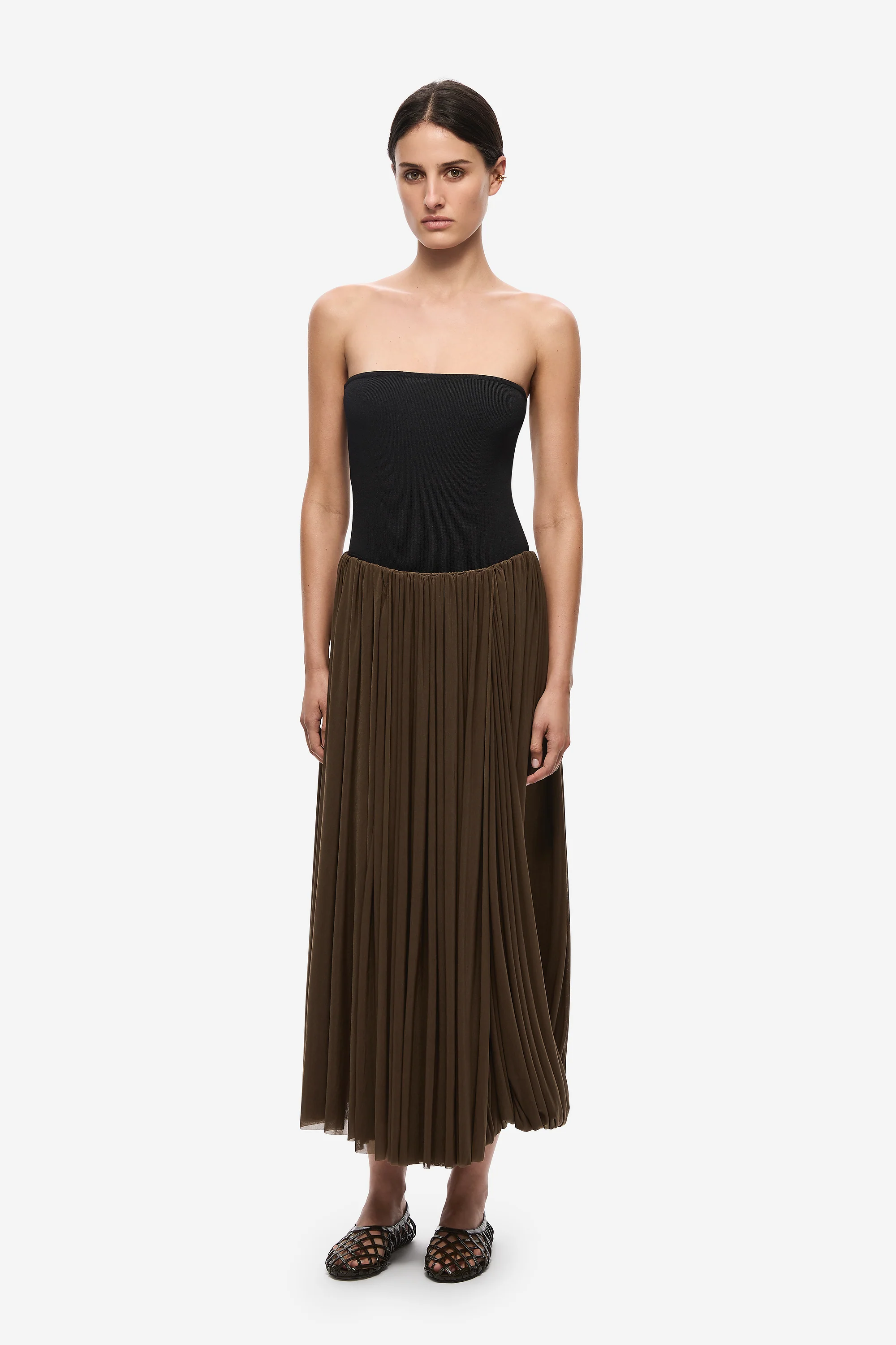 THE BREEZE GATHERED JERSEY SKIRT - Image 3