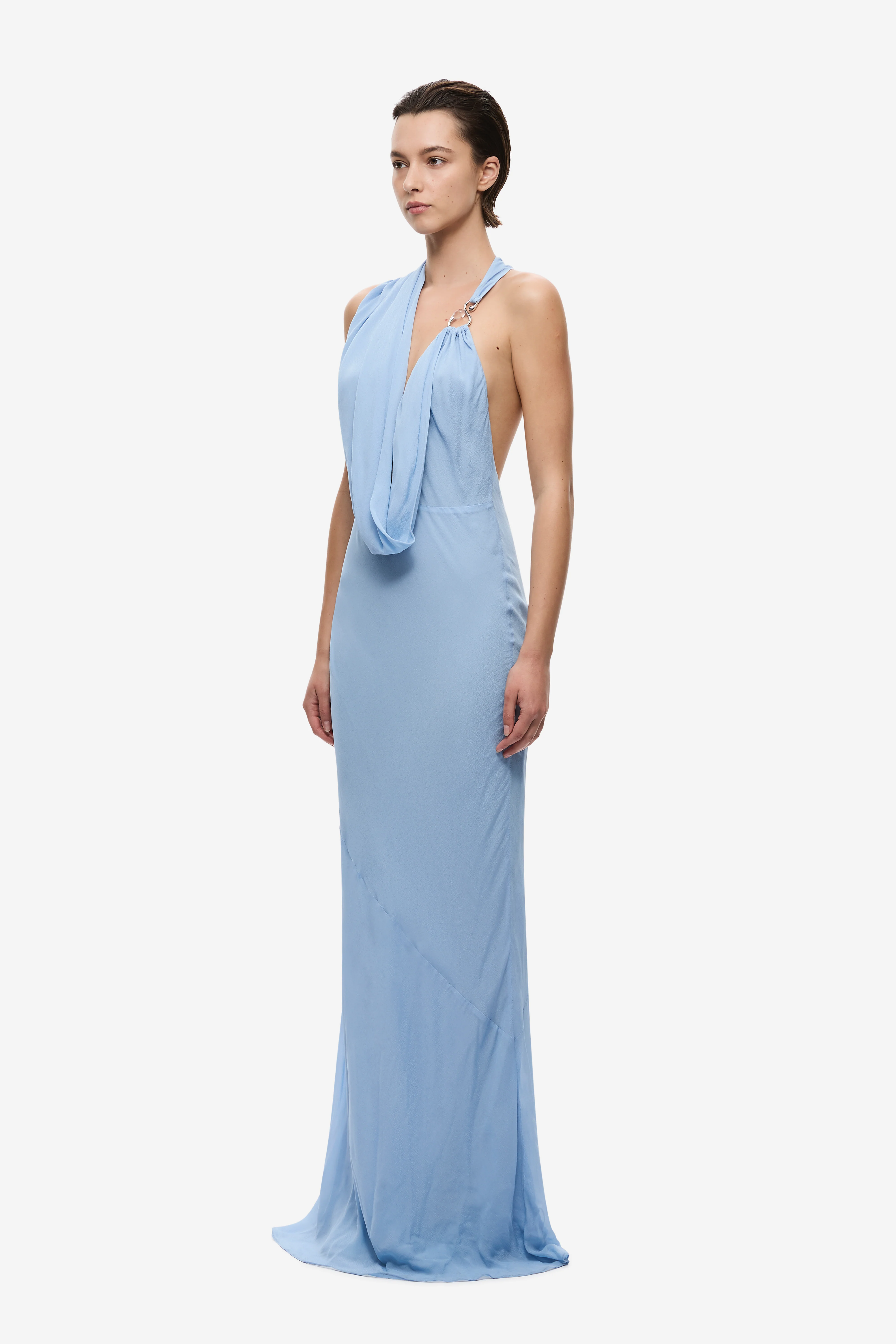 THE CASCADA DRAPED DRESS - Image 3