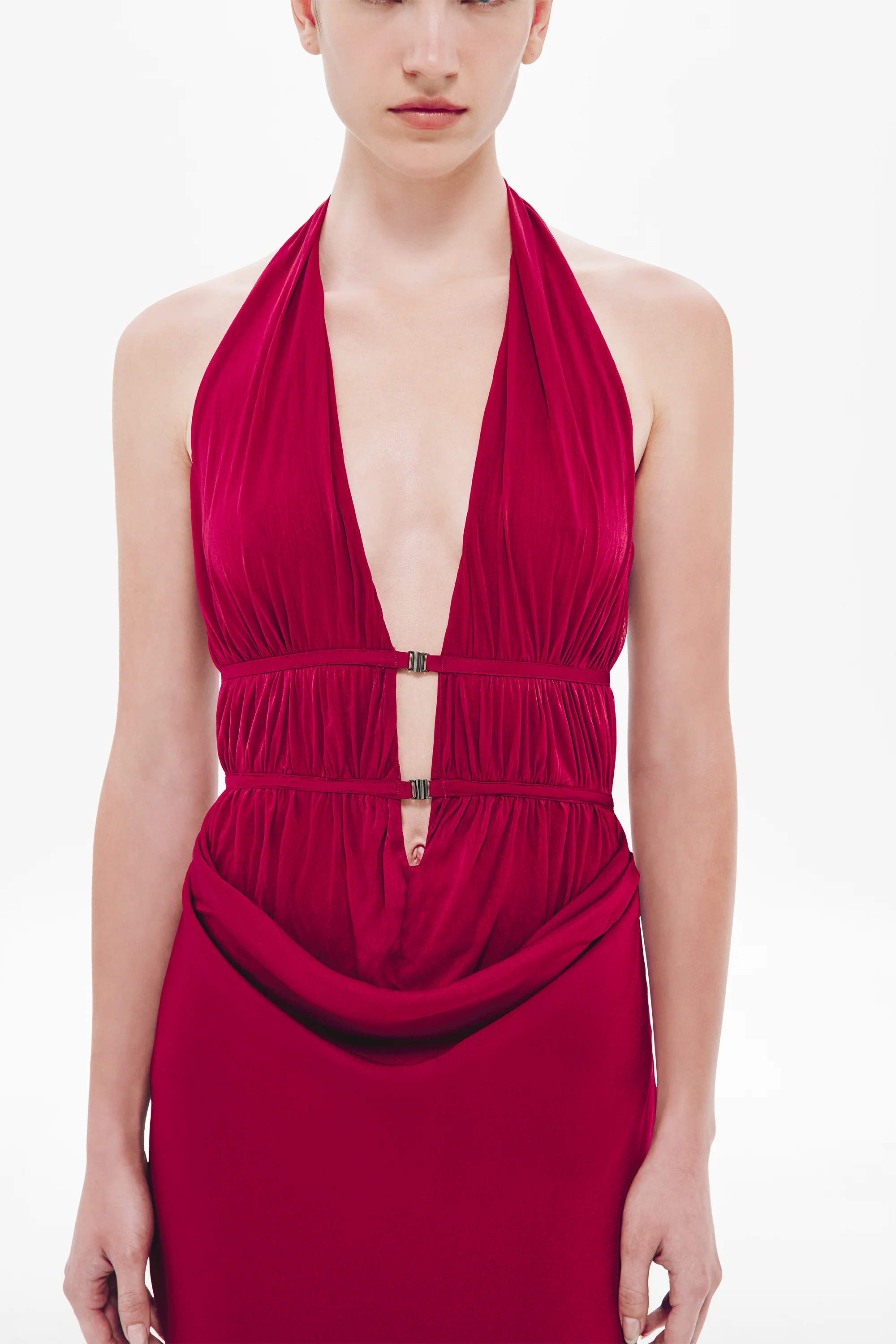 THE CELINE SATIN DRESS - Image 5