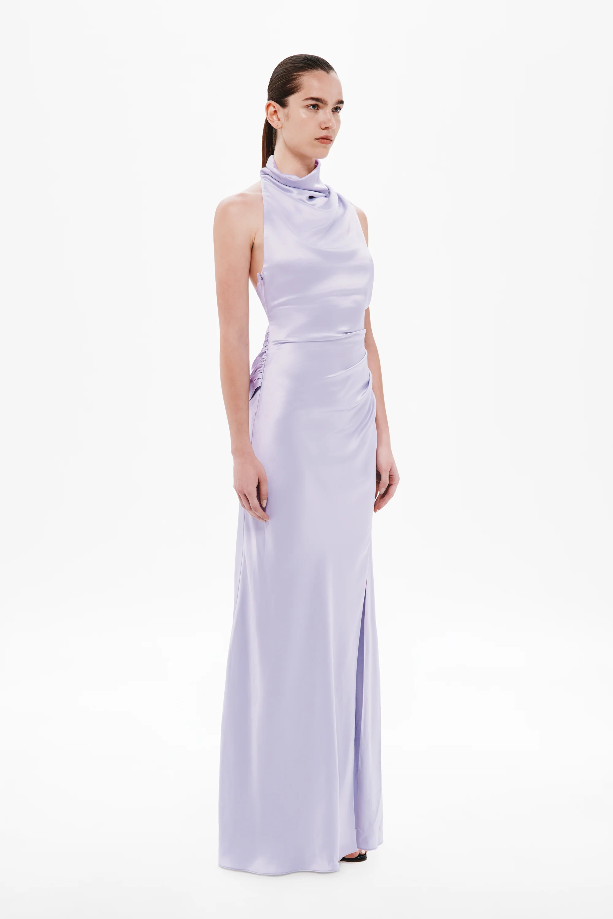 THE CONSTANTINA SATIN DRESS - Image 3