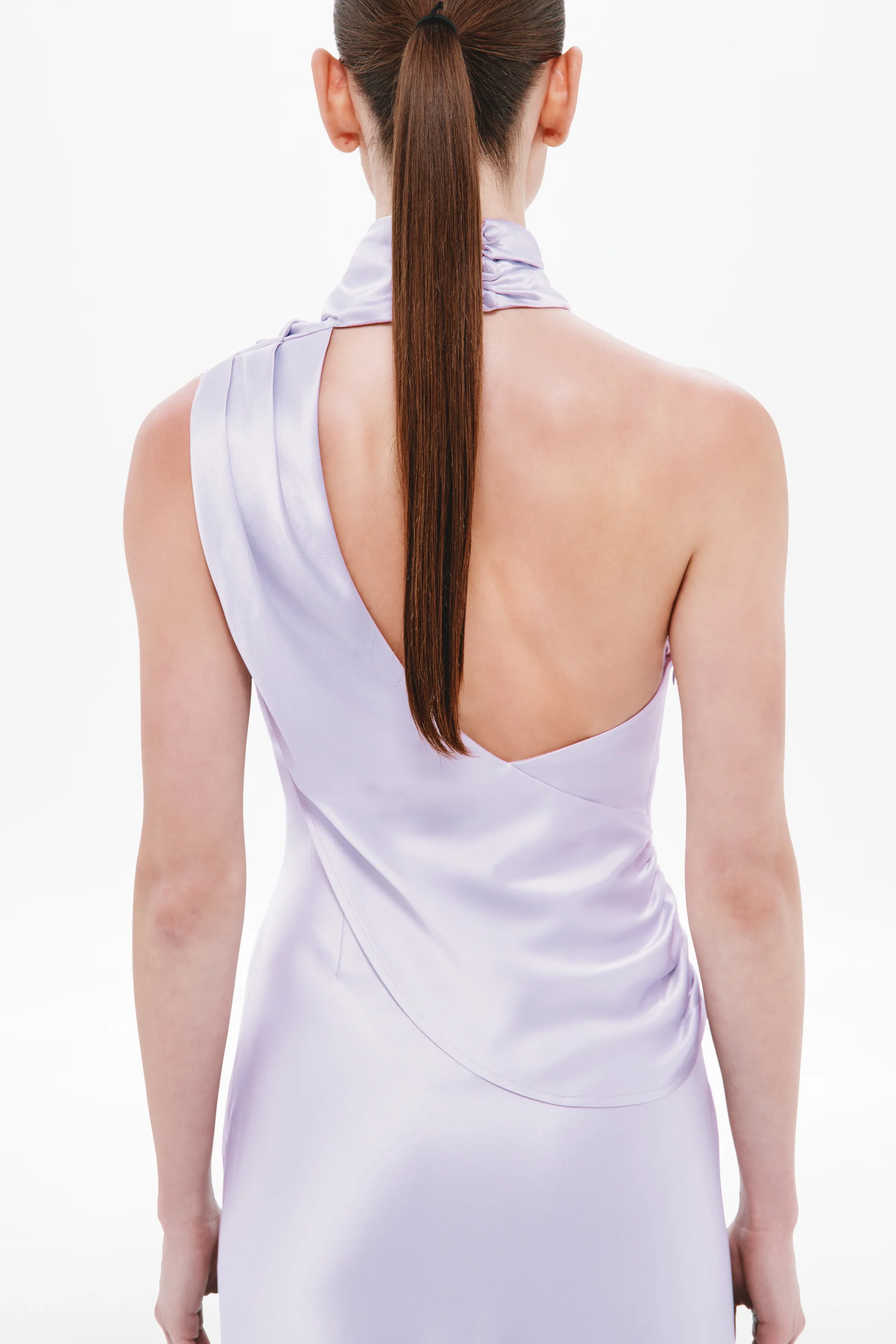 THE CONSTANTINA SATIN DRESS - Image 5