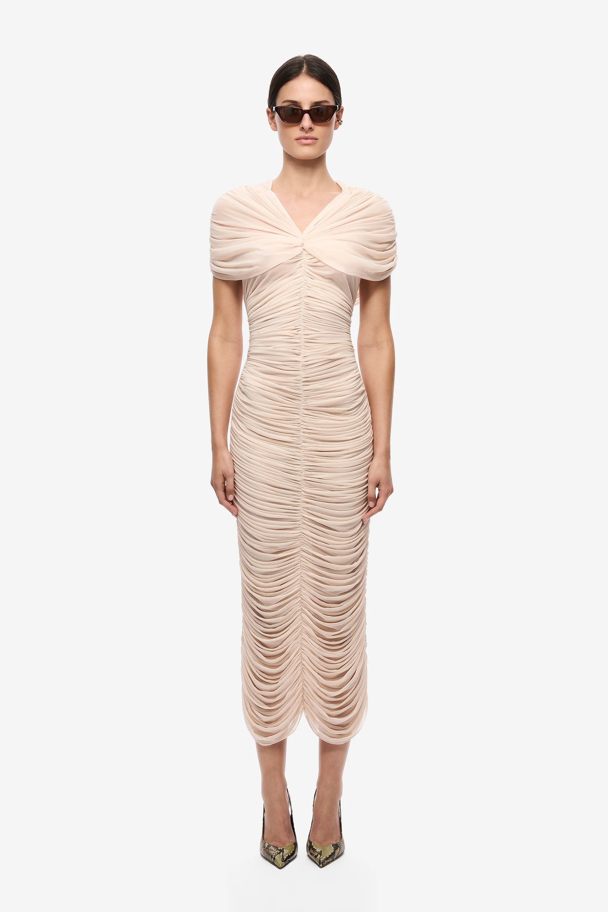 THE DANTE JERSEY MIDI DRESS