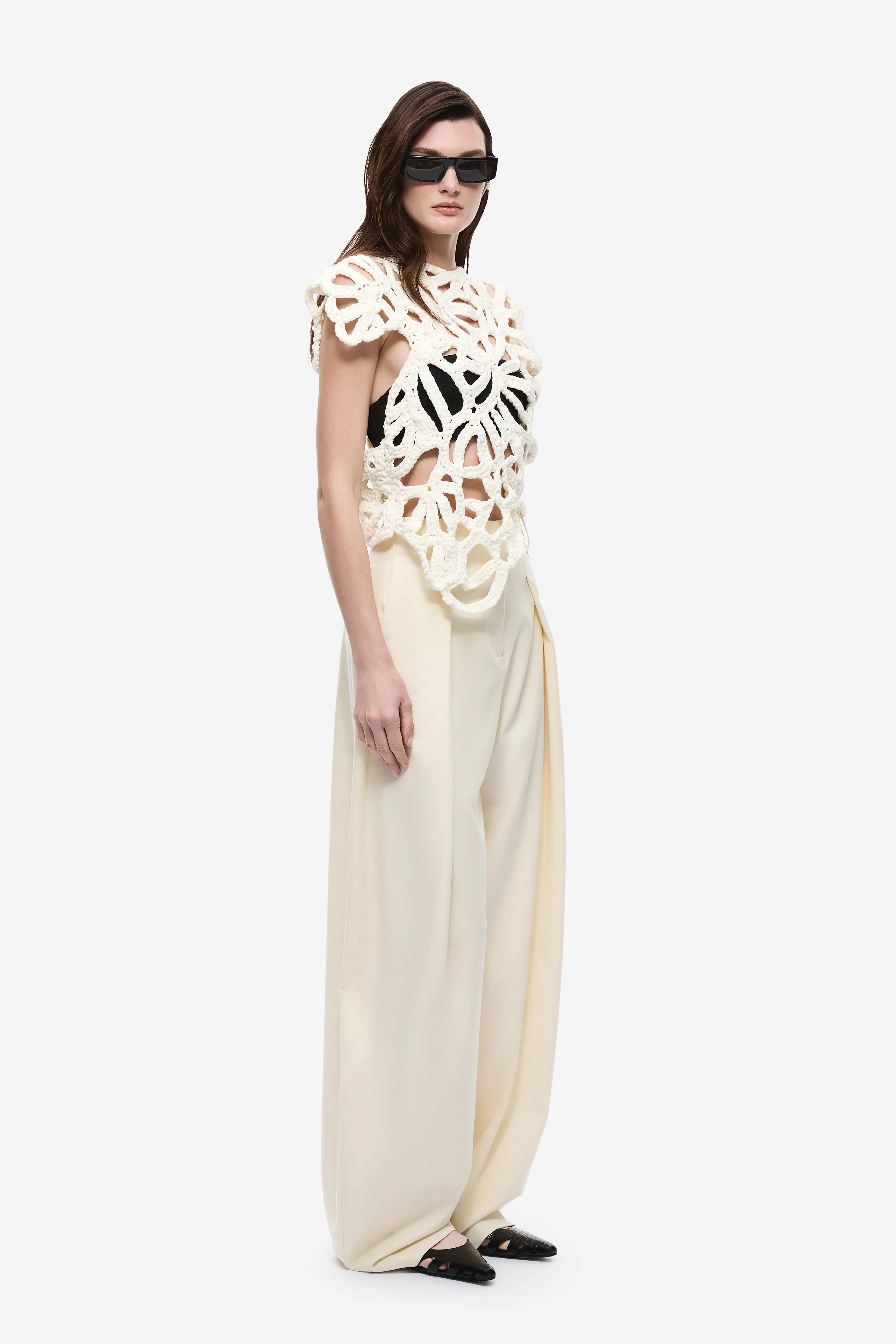 THE 'HAND WOVEN' CROCHET TOP - Image 2