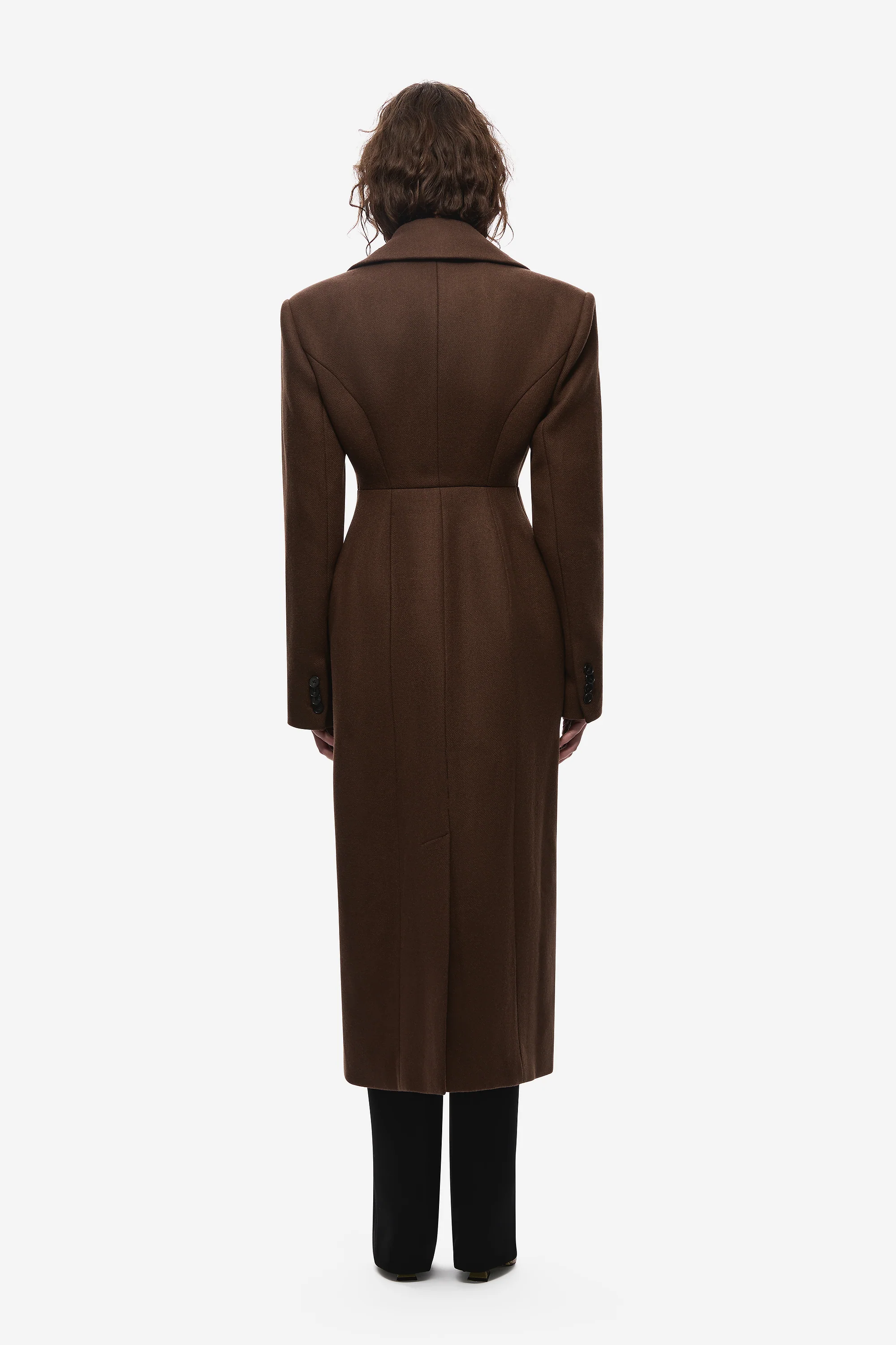 THE HOURGLASS TAILORED WOOL COAT - Image 5