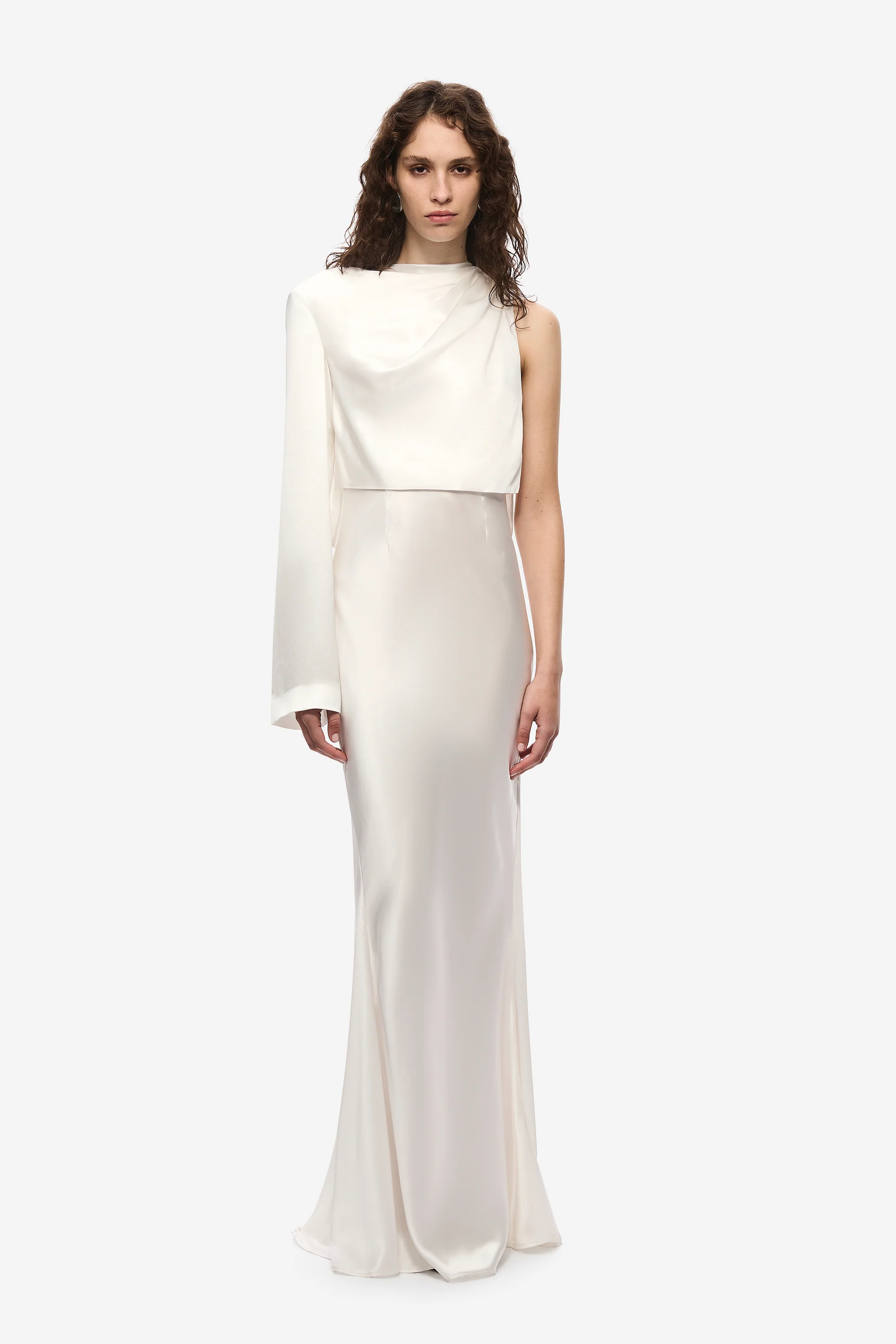 THE MANTELLO SATIN DRESS - Image 2