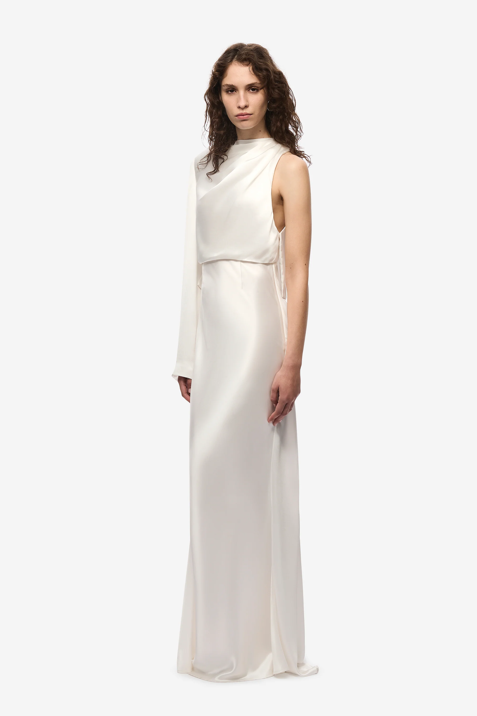 THE MANTELLO SATIN DRESS - Image 3