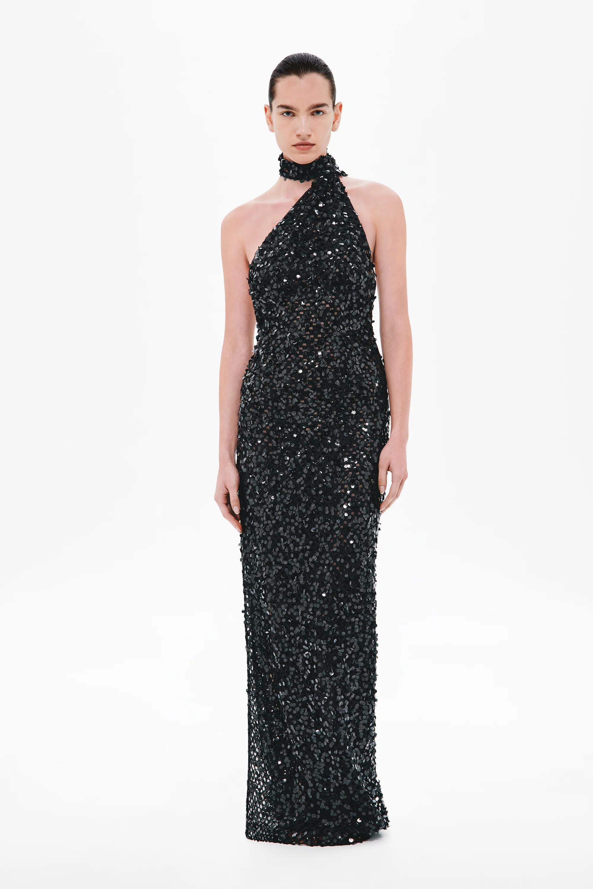 THE NICOLETTE CROCHET SEQUIN DRESS - Image 3
